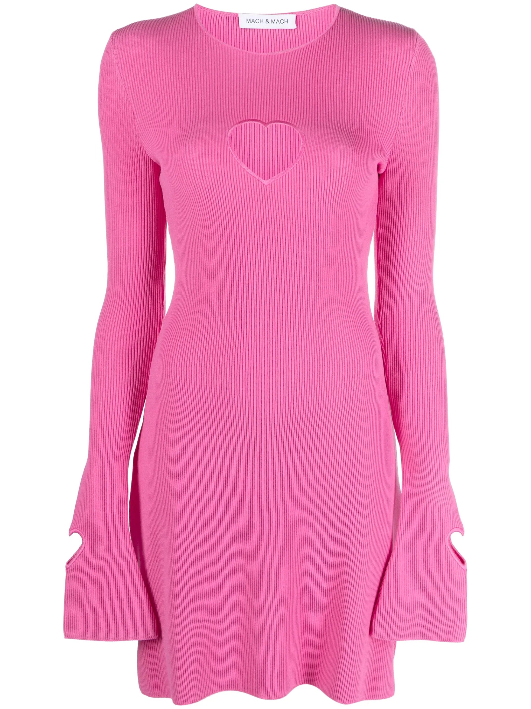 Aimee-heart cut-out detail dress