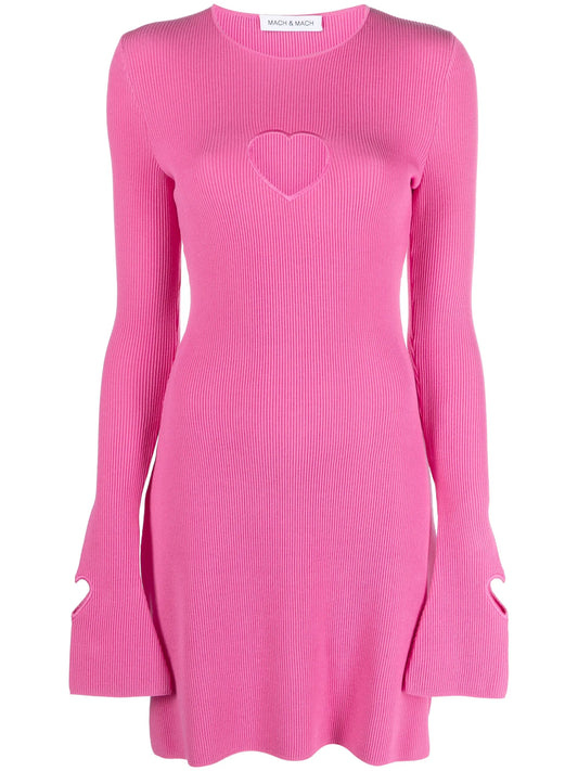 Aimee-heart cut-out detail dress
