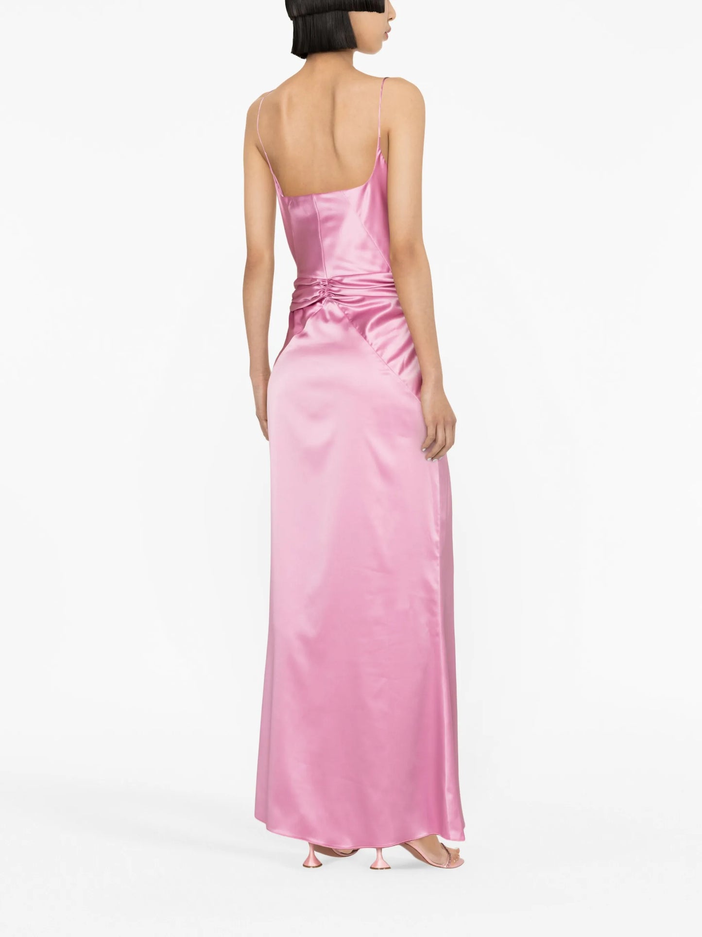 embellished-flower detail maxi dress