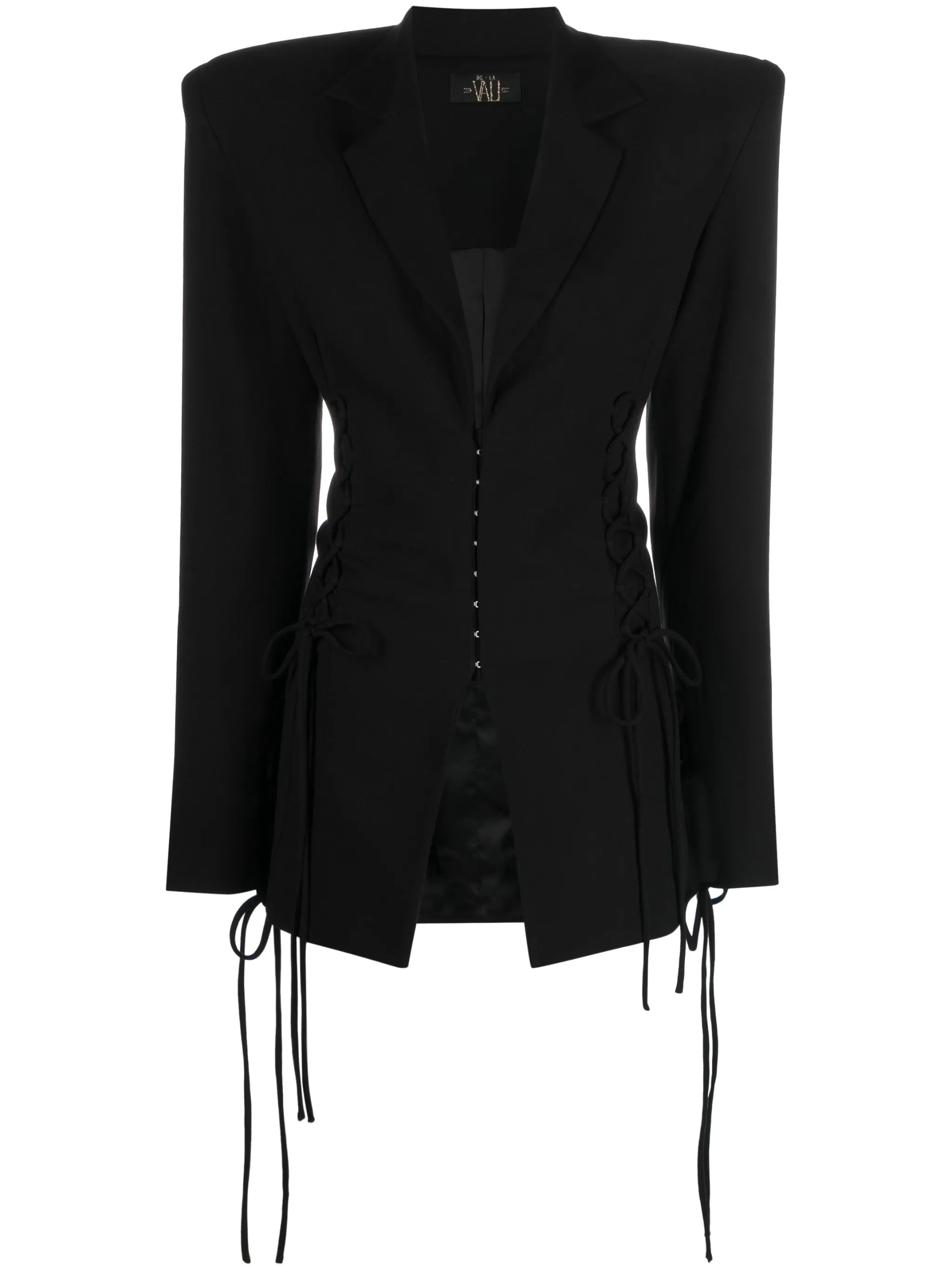 Elena tie-front blazer