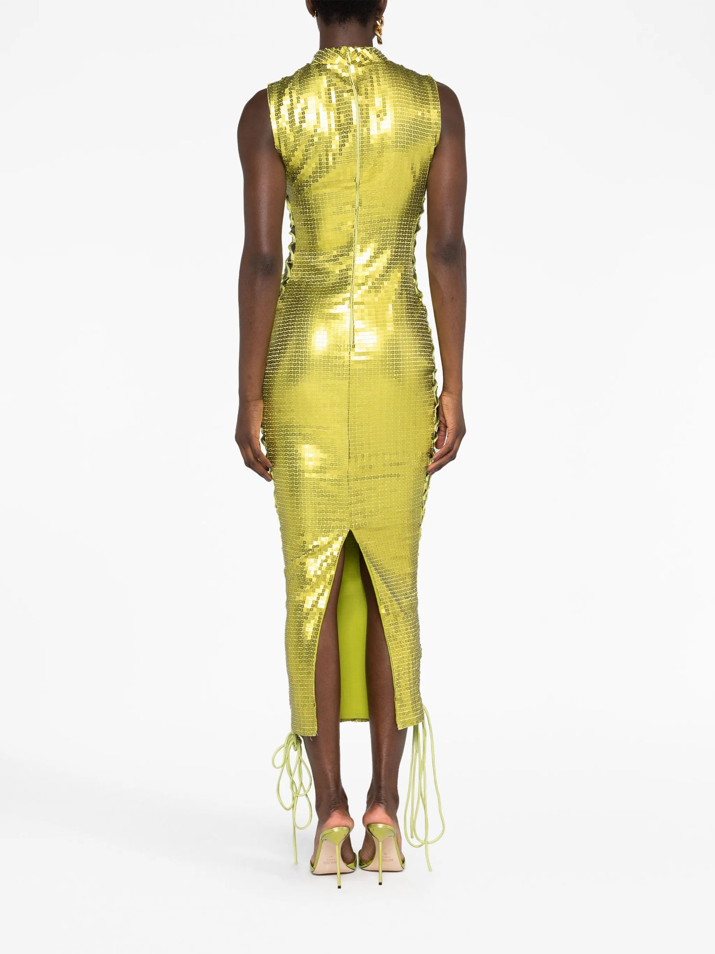 Elena sequin-embellished midi dress