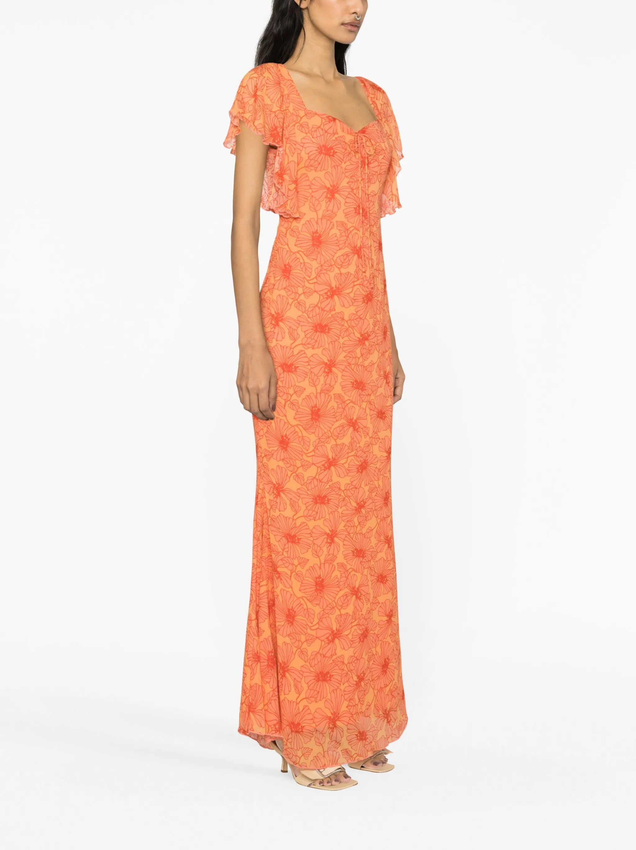 Arabella floral-print maxi dress