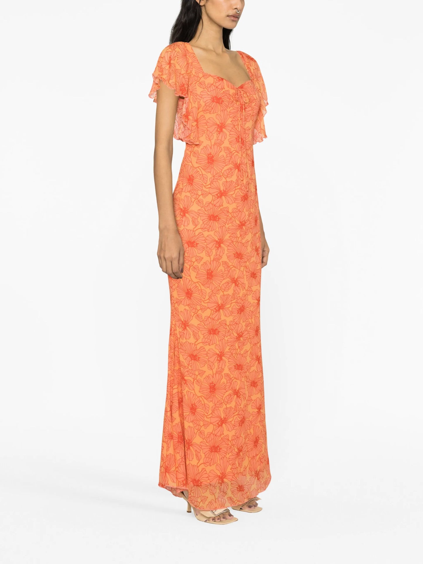 Arabella floral-print maxi dress