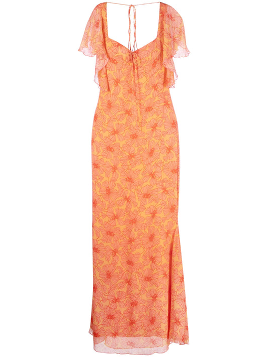 Arabella floral-print maxi dress