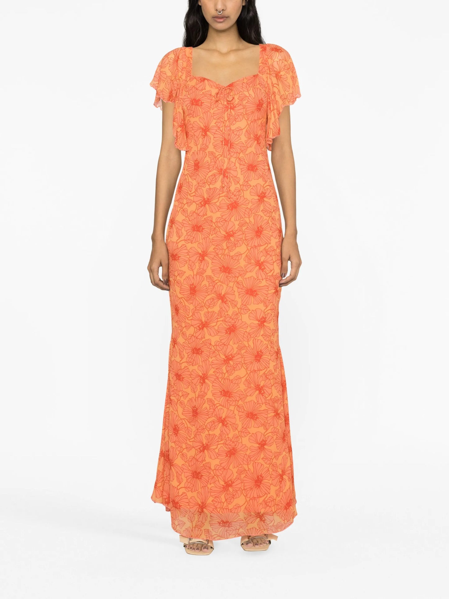 Arabella floral-print maxi dress