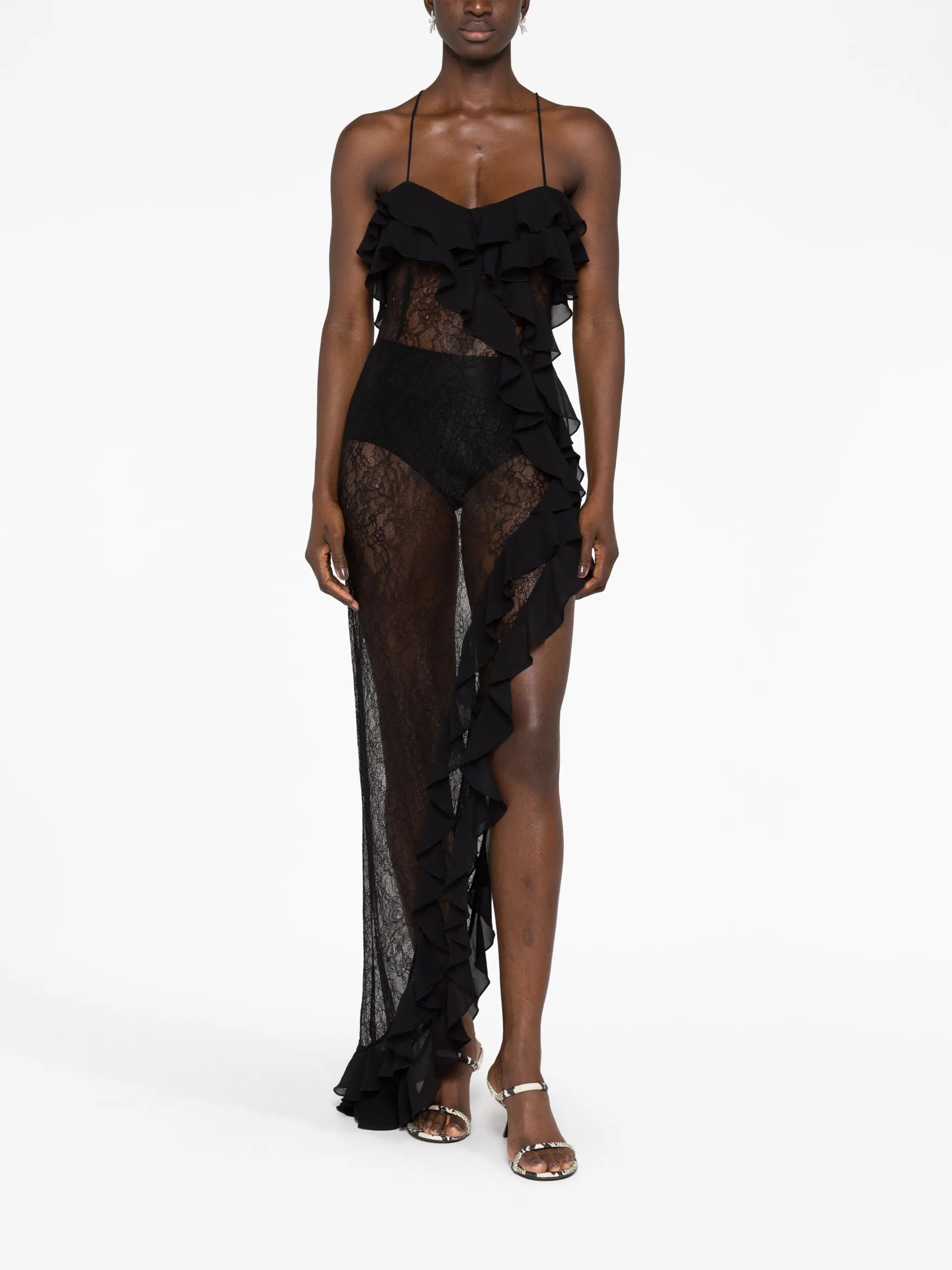 Tranquilla sheer maxi dress