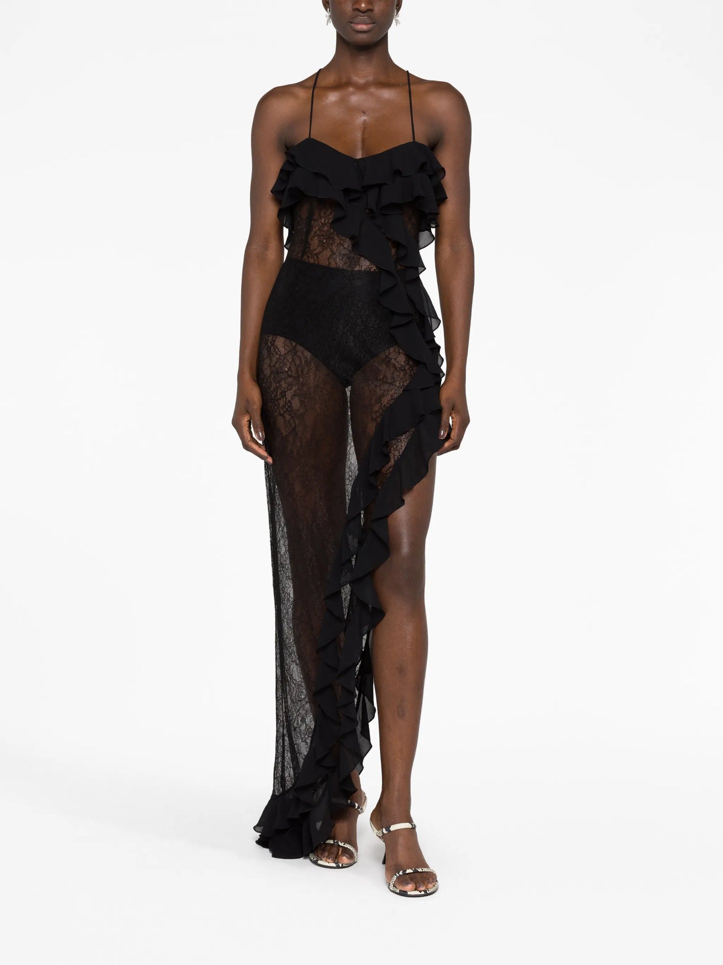 Tranquilla sheer maxi dress