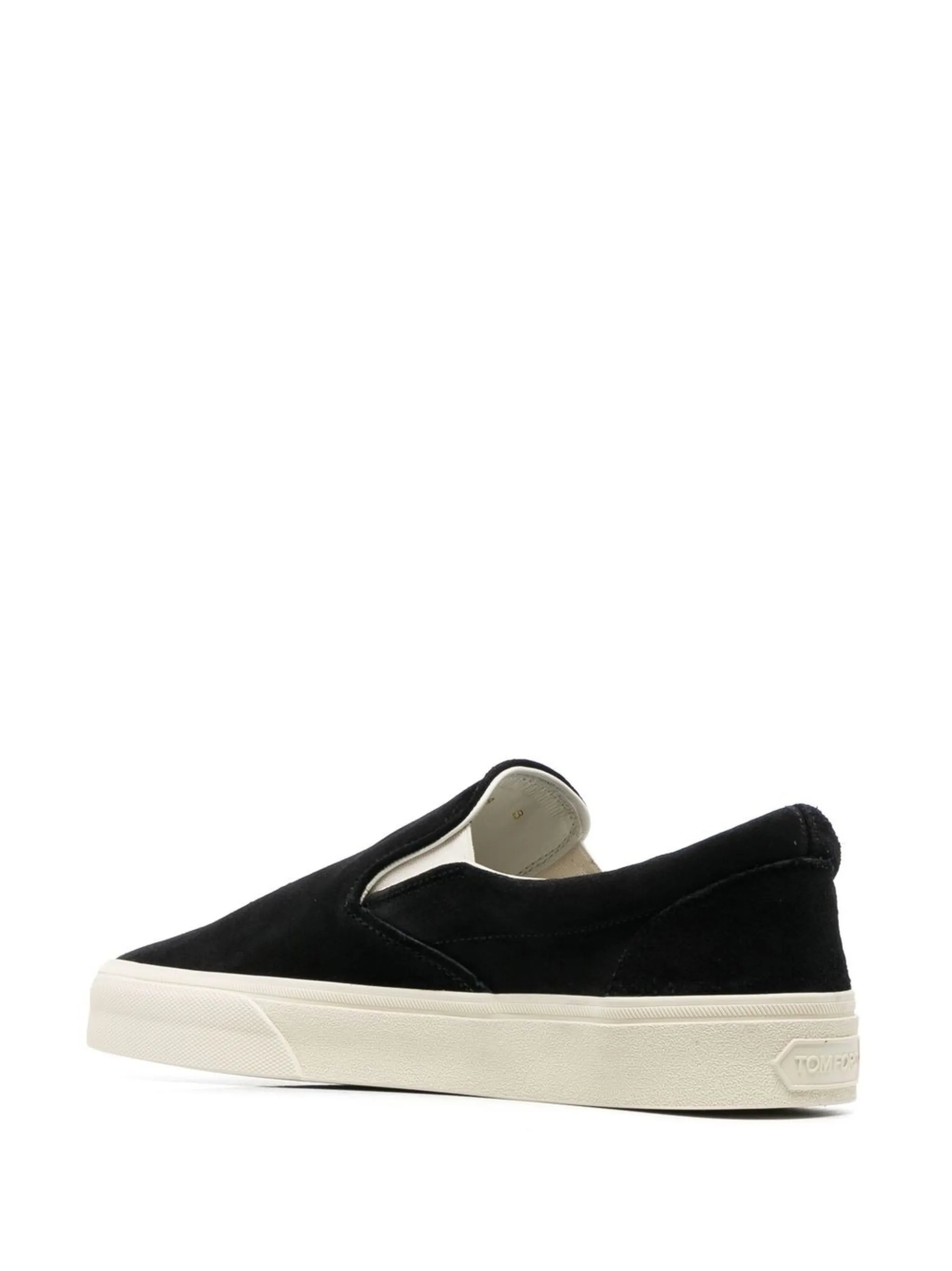 suede slip-on sneakers