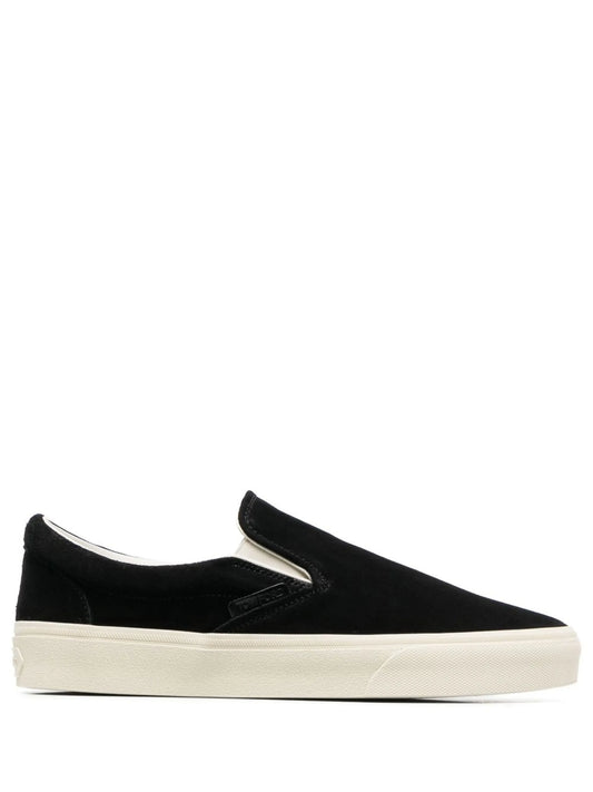 suede slip-on sneakers