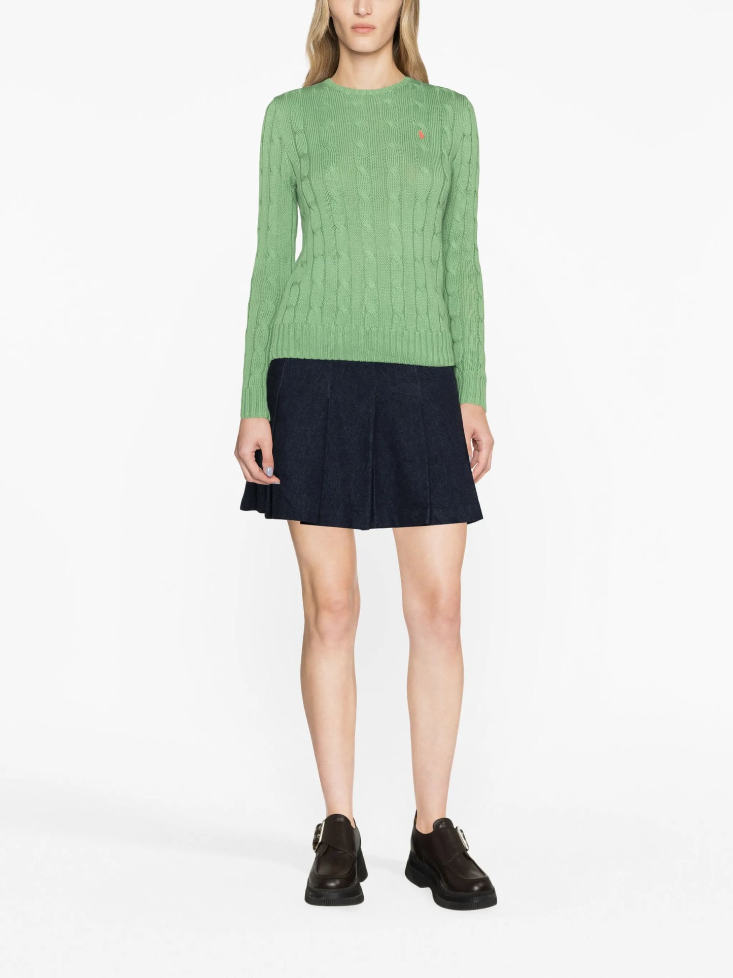 Polo Pony cable-knit jumper