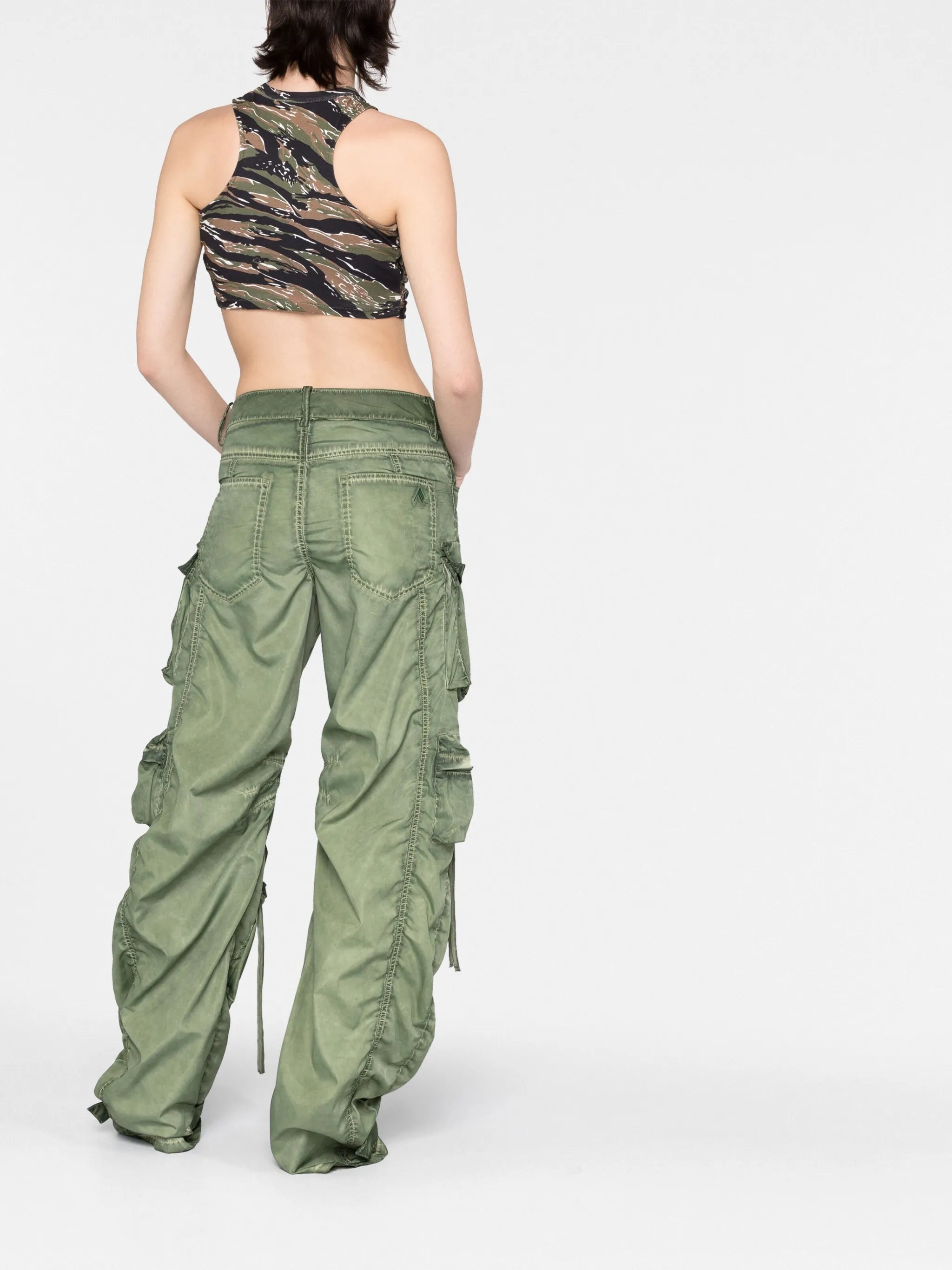 Asahi camouflage-print top