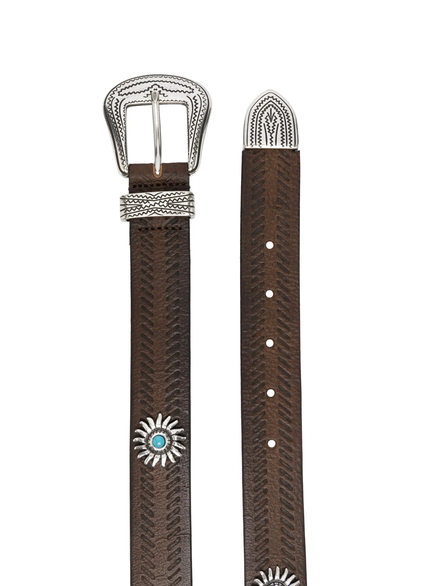 Los Angeles studded leather belt