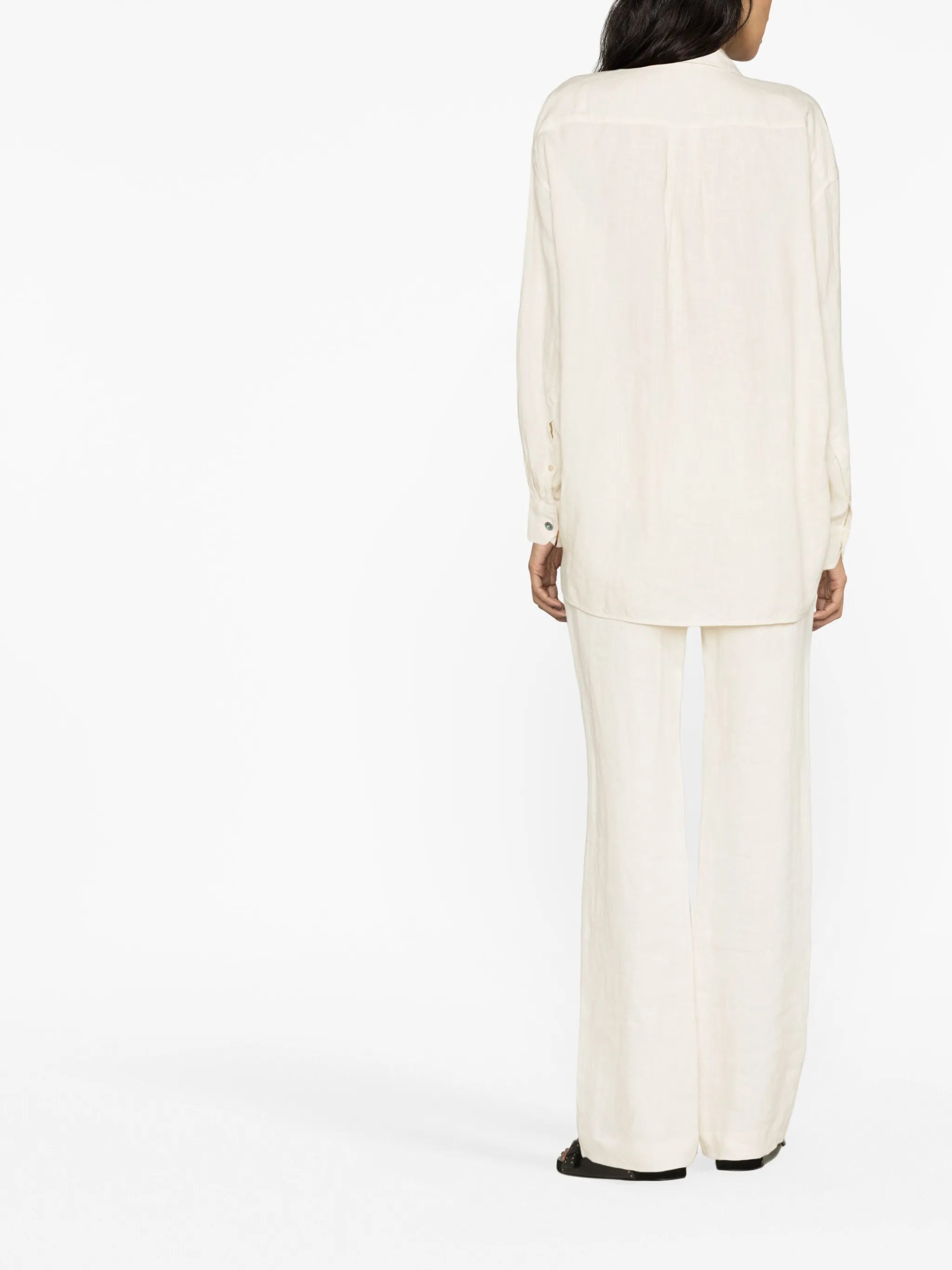Amy long-sleeved linen shirt