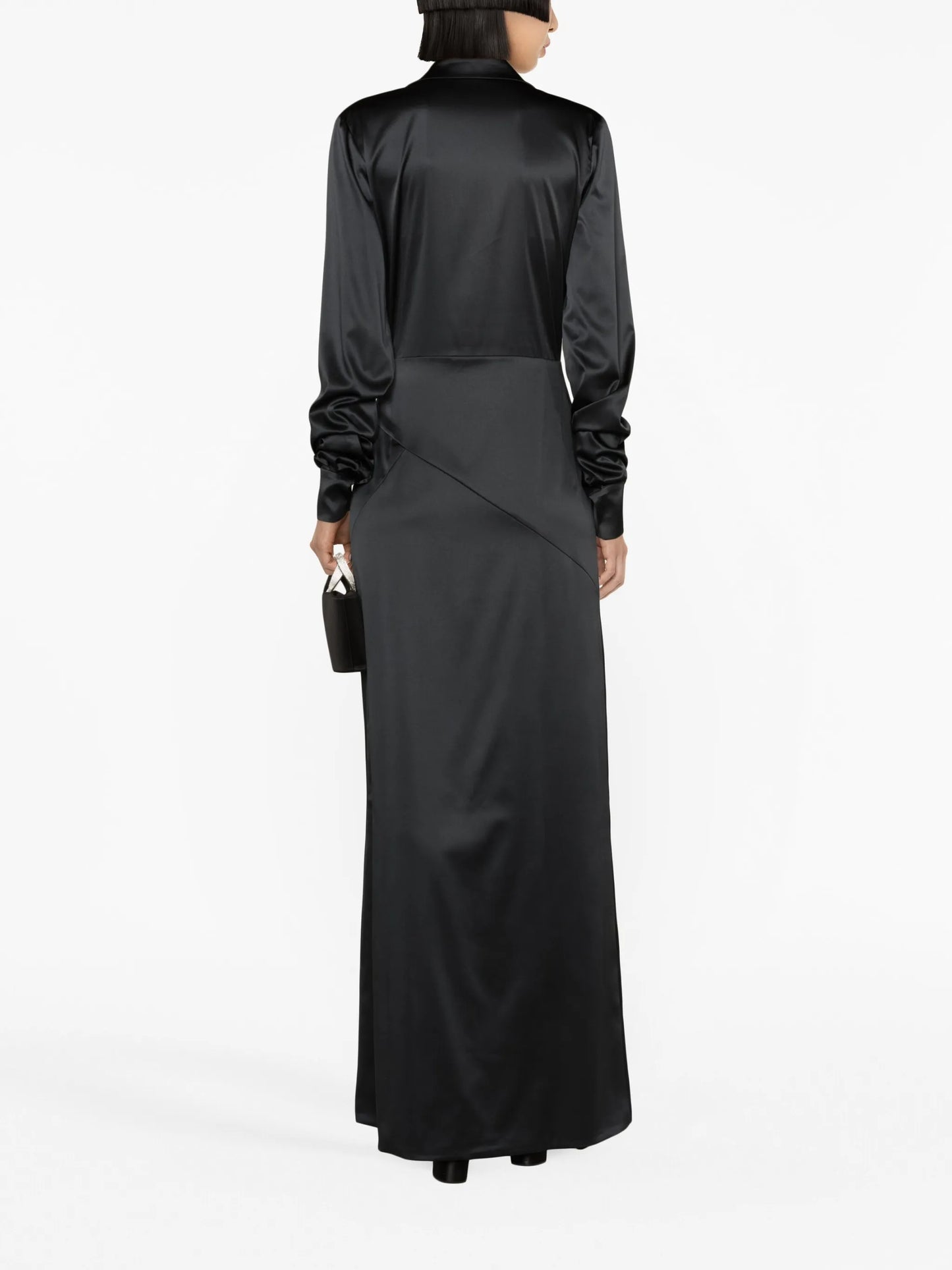 Karma Flower shirt maxi dress