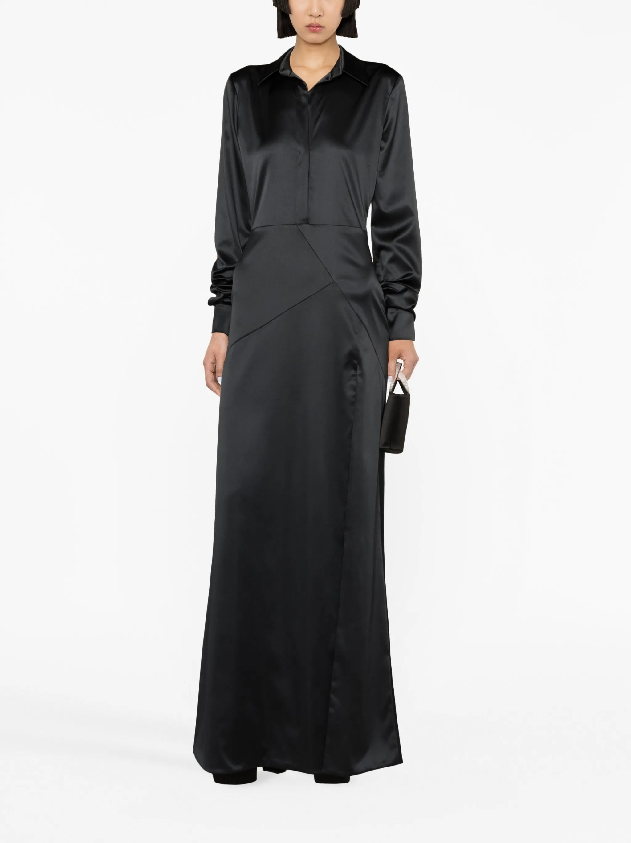 Karma Flower shirt maxi dress