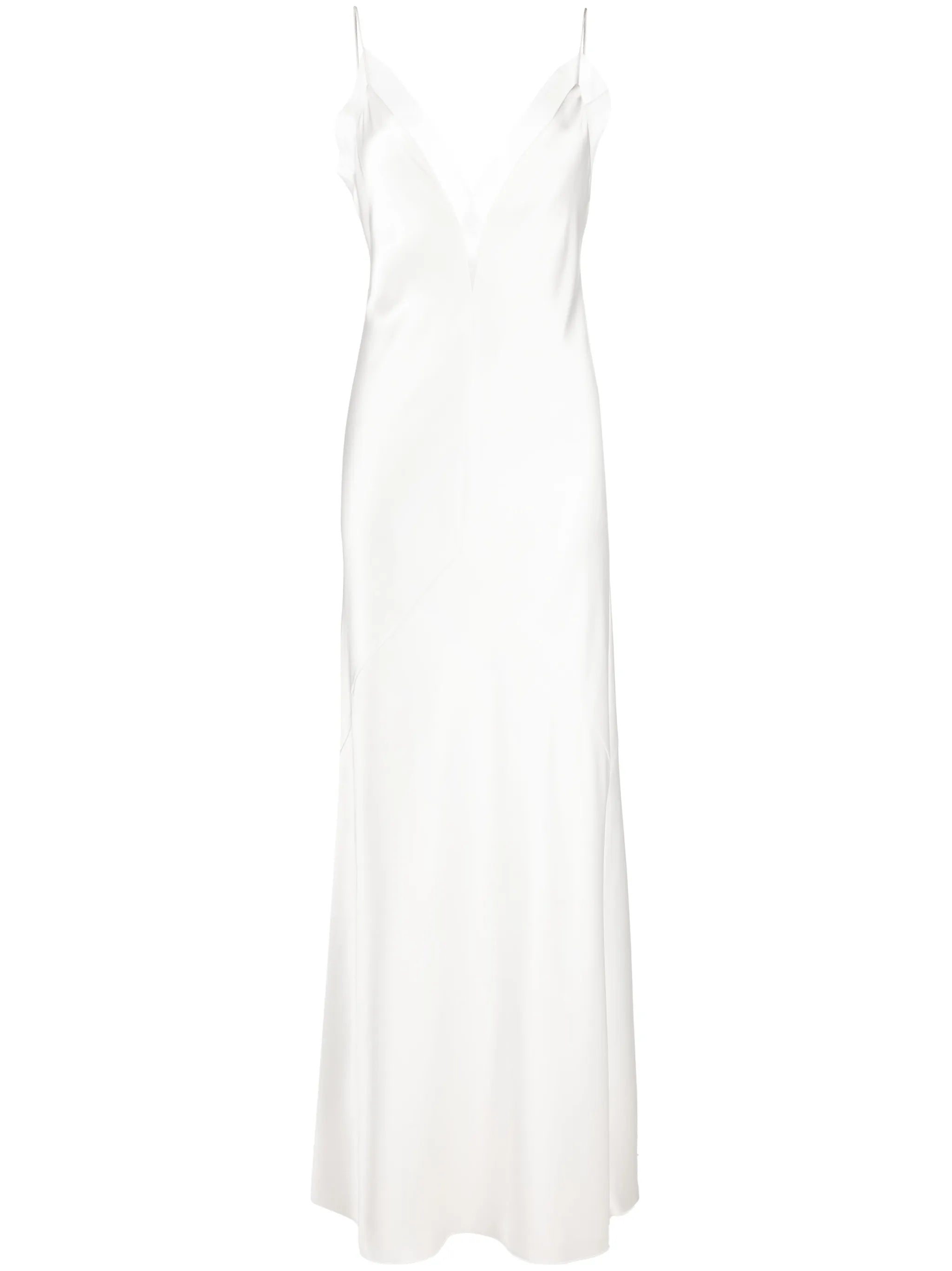 Lotus Flower silk maxi dress