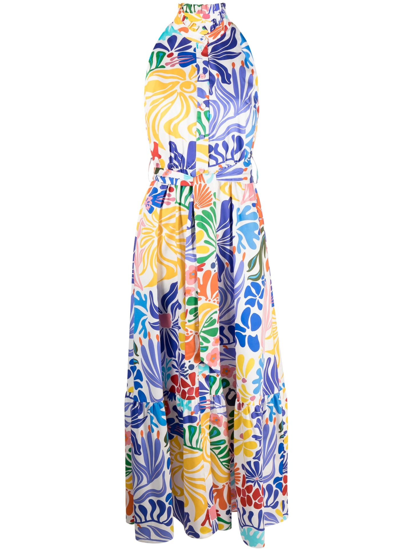 Biba printed cotton maxi dress