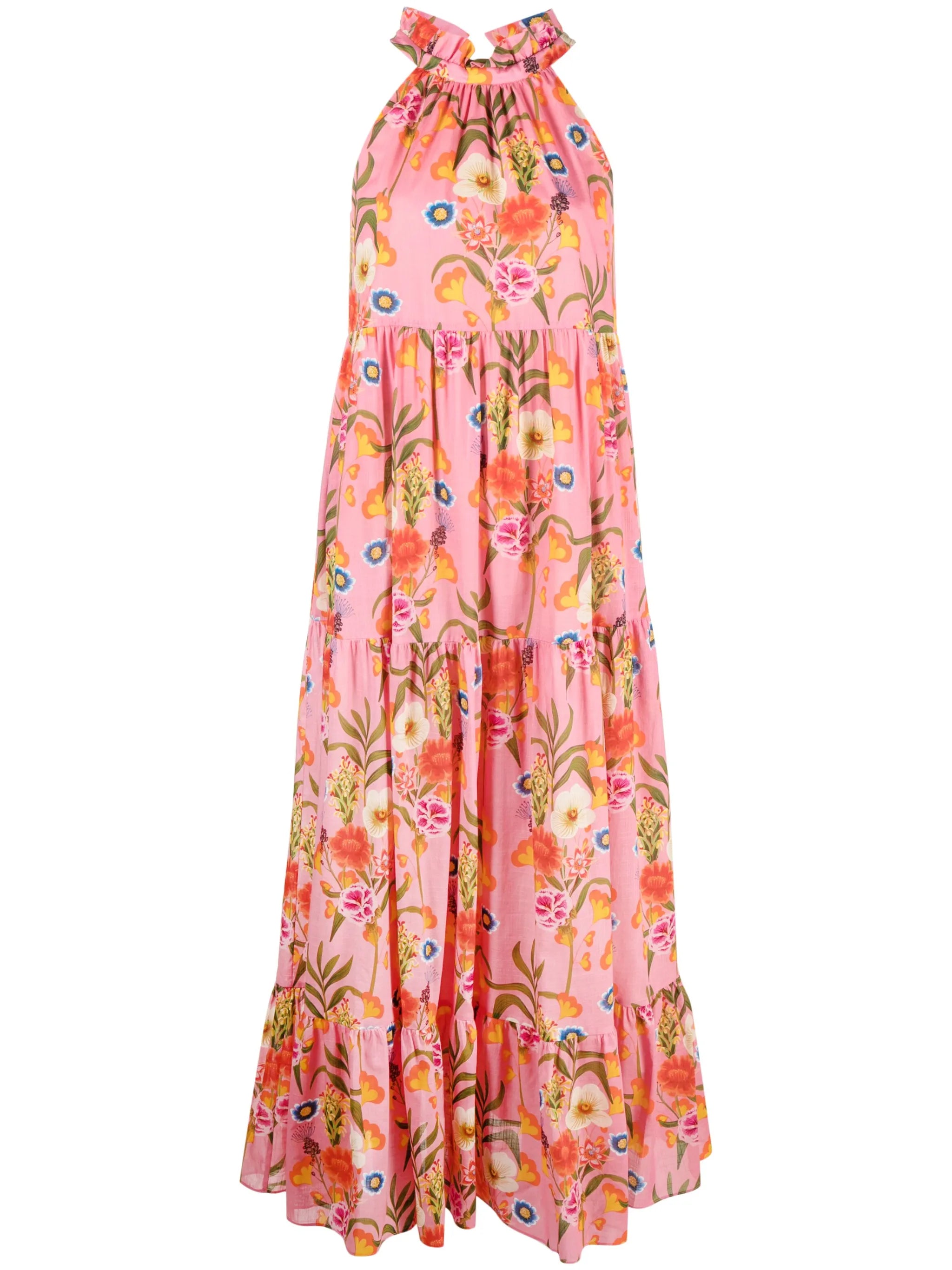 Pandora floral-print cotton maxi dress