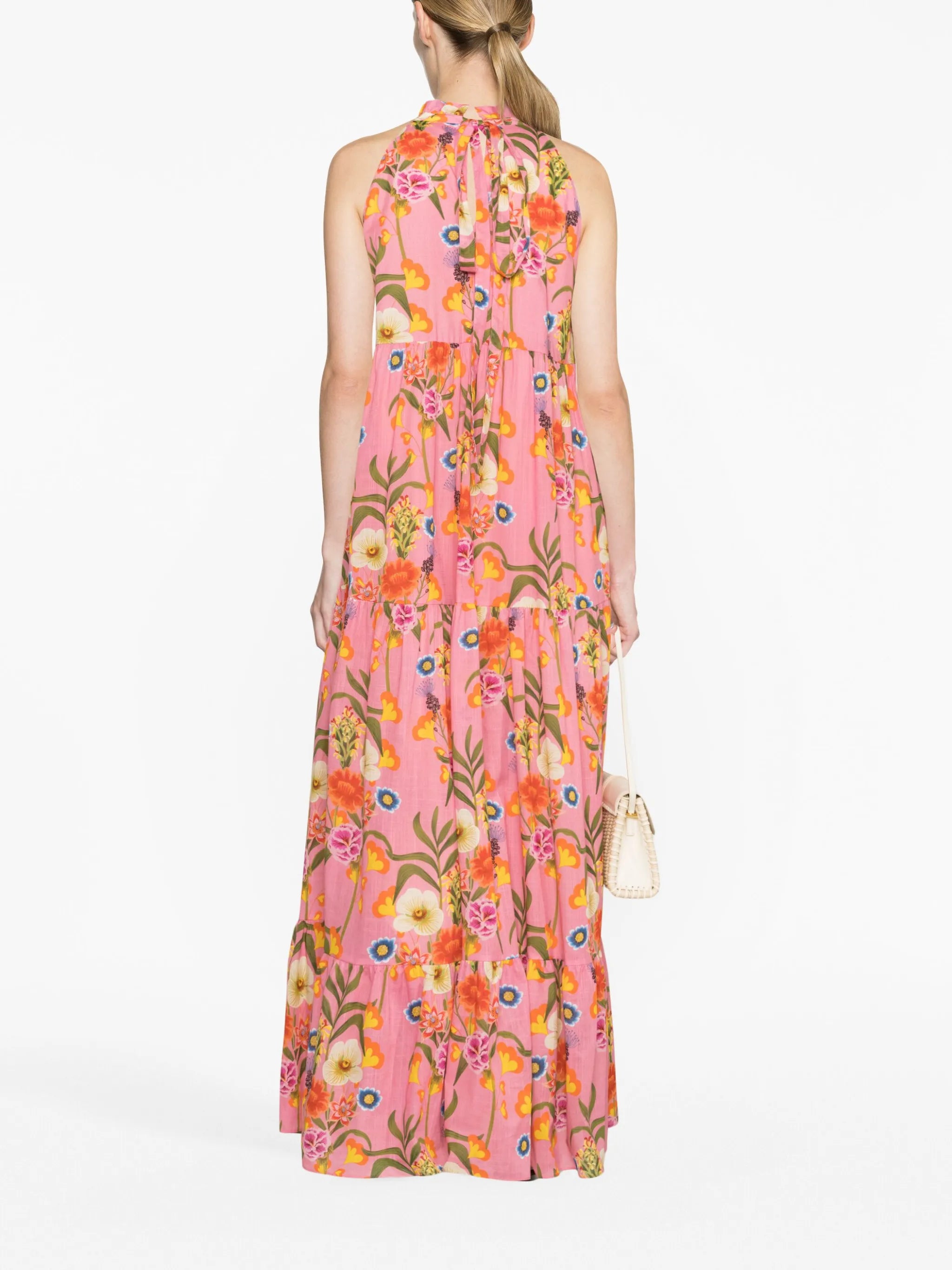 Pandora floral-print cotton maxi dress