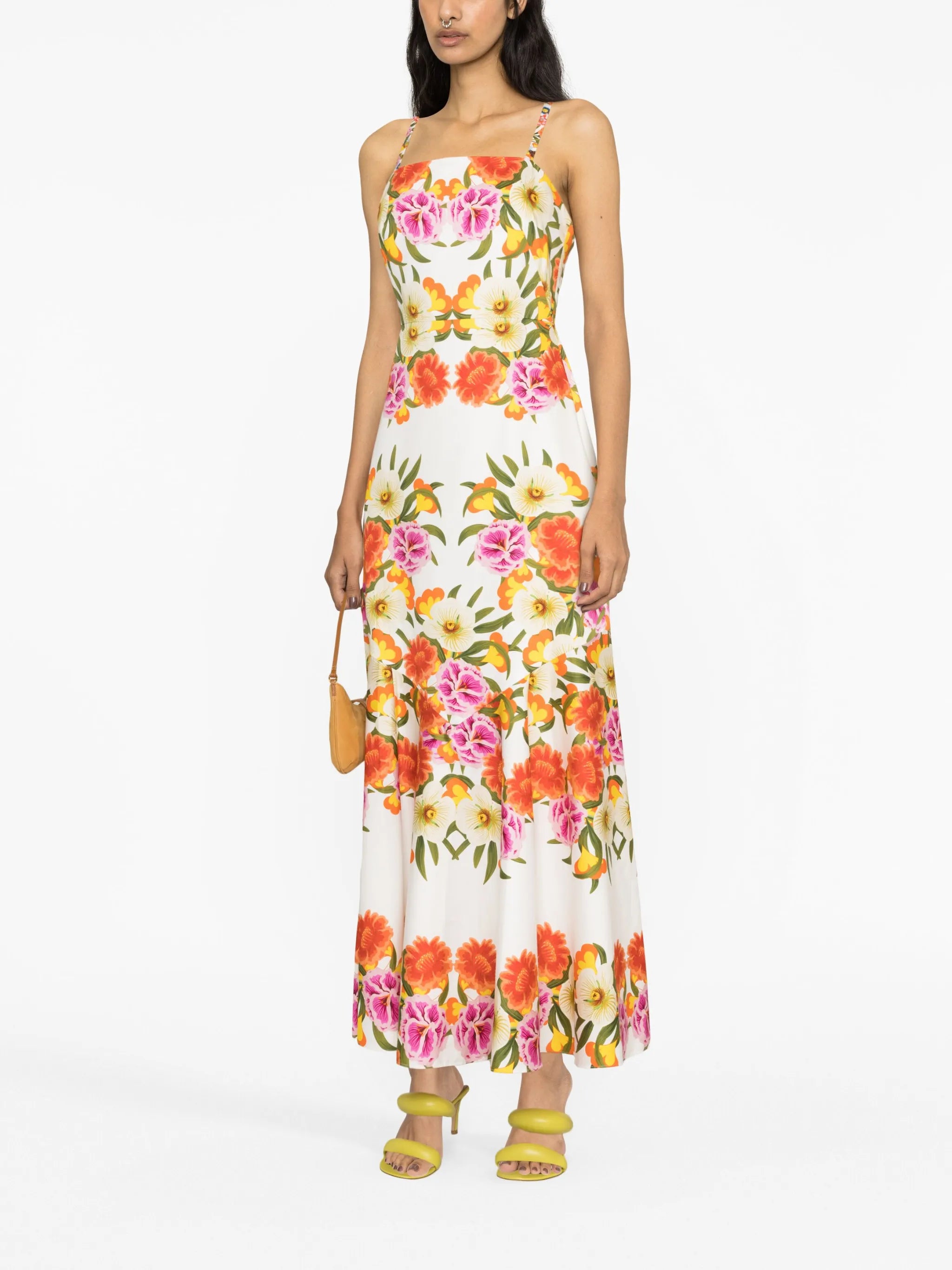 Jalisa floral-print cotton maxi dress