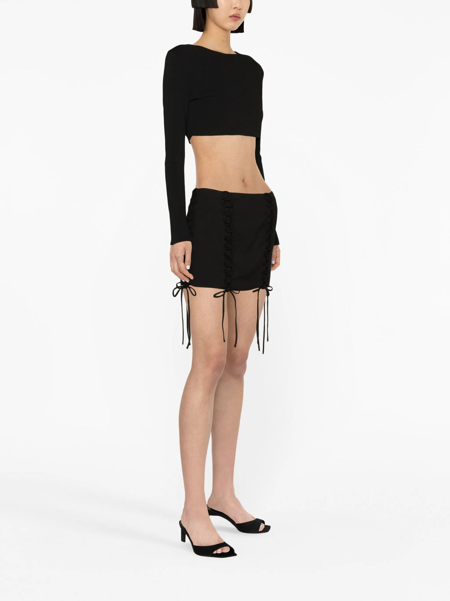 Elena ruched miniskirt