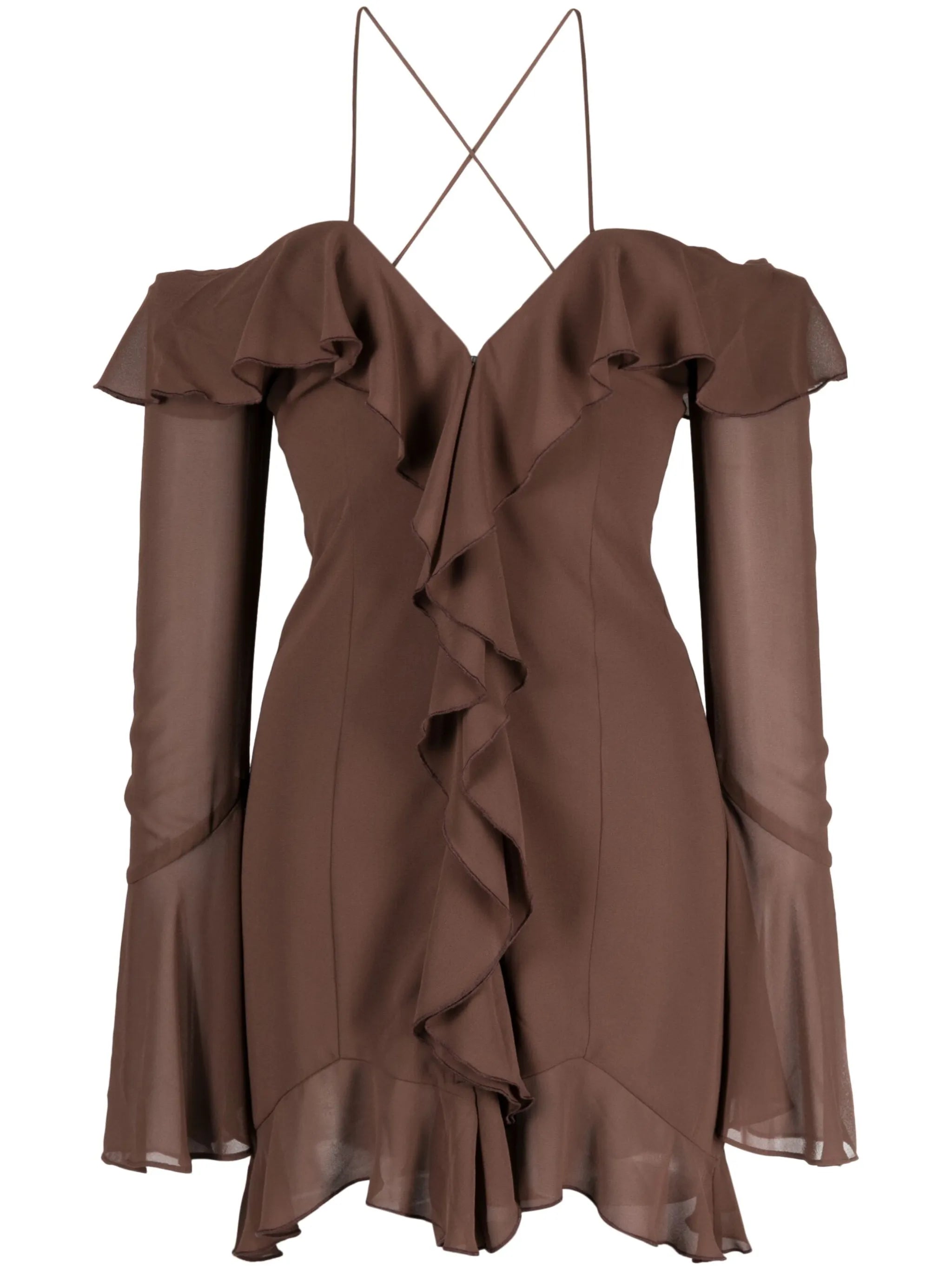 Selia ruffled minidress