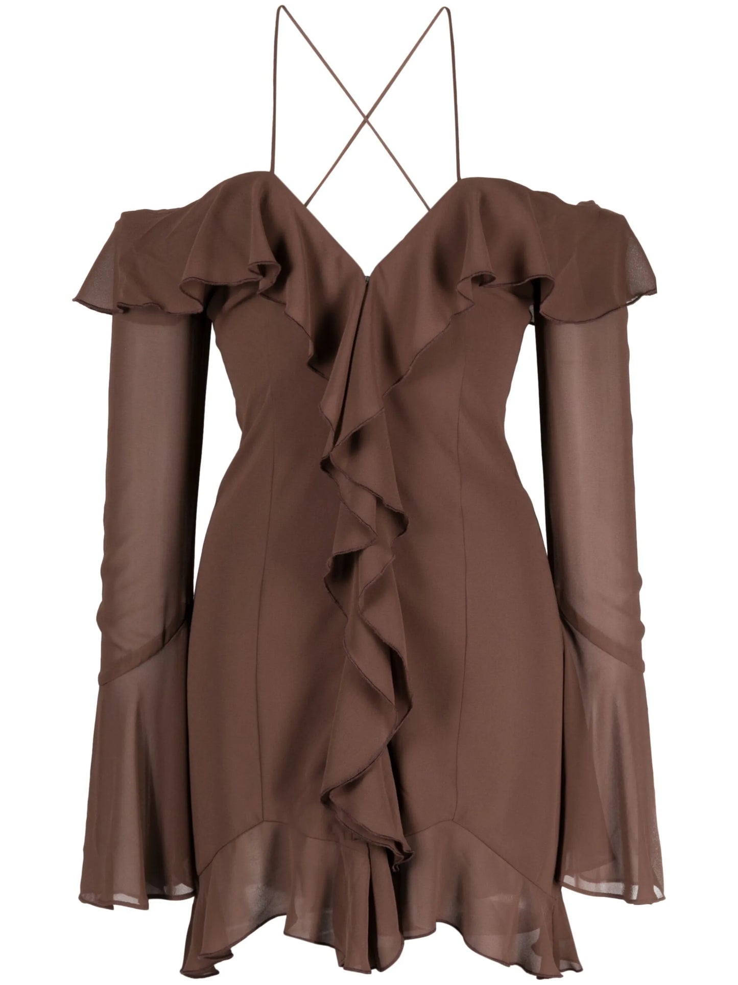 Selia ruffled minidress