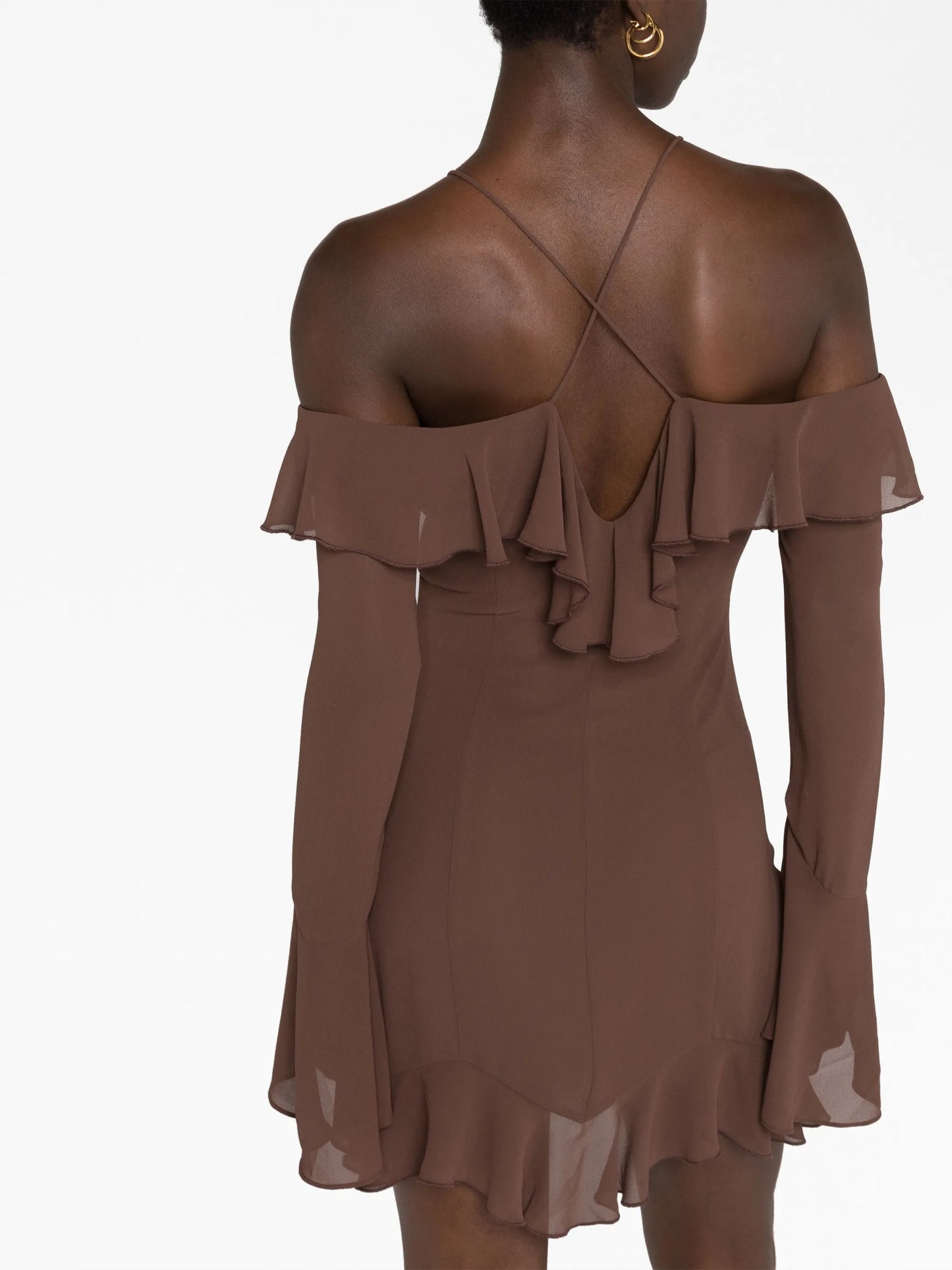 Selia ruffled minidress