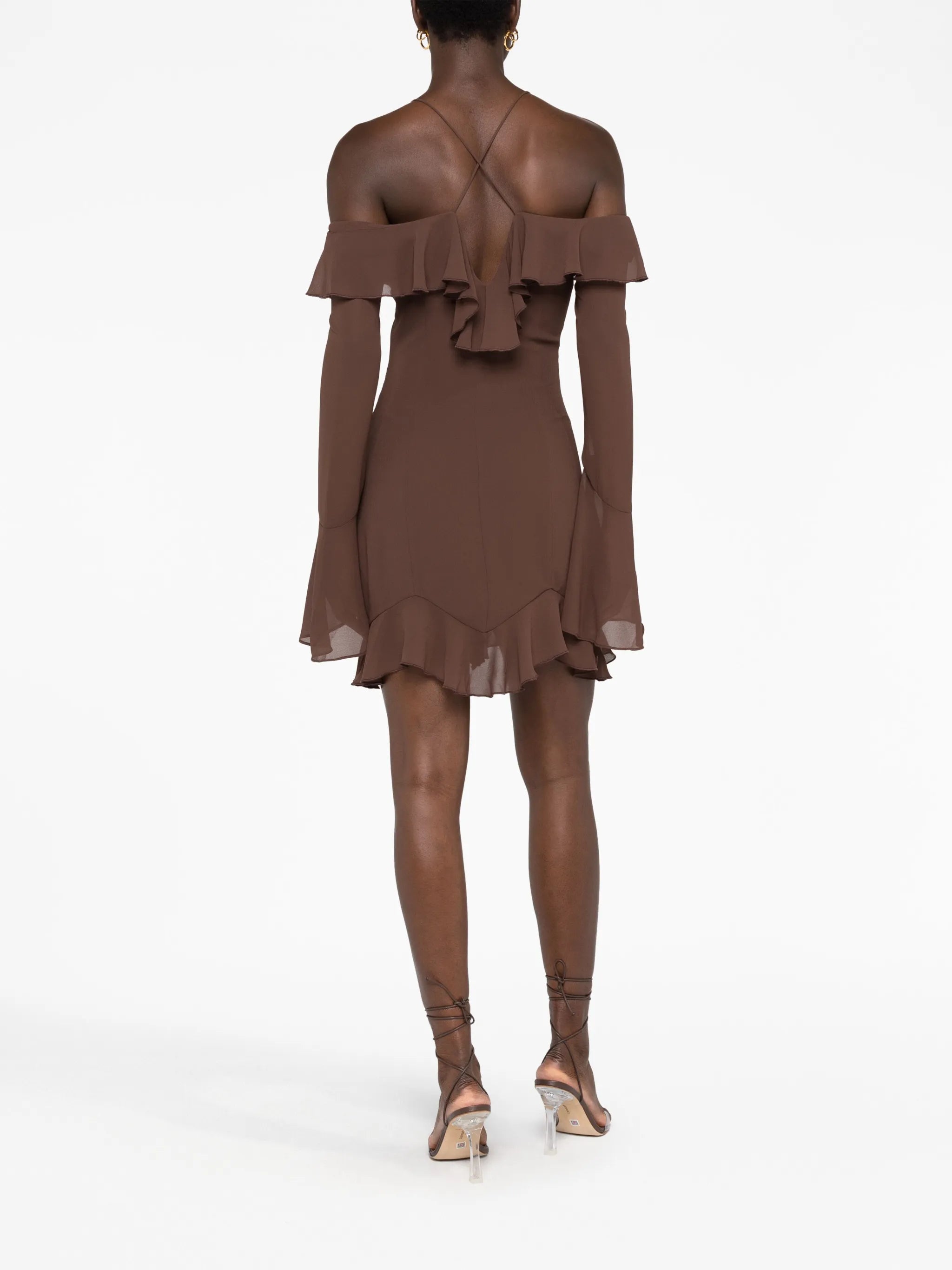 Selia ruffled minidress