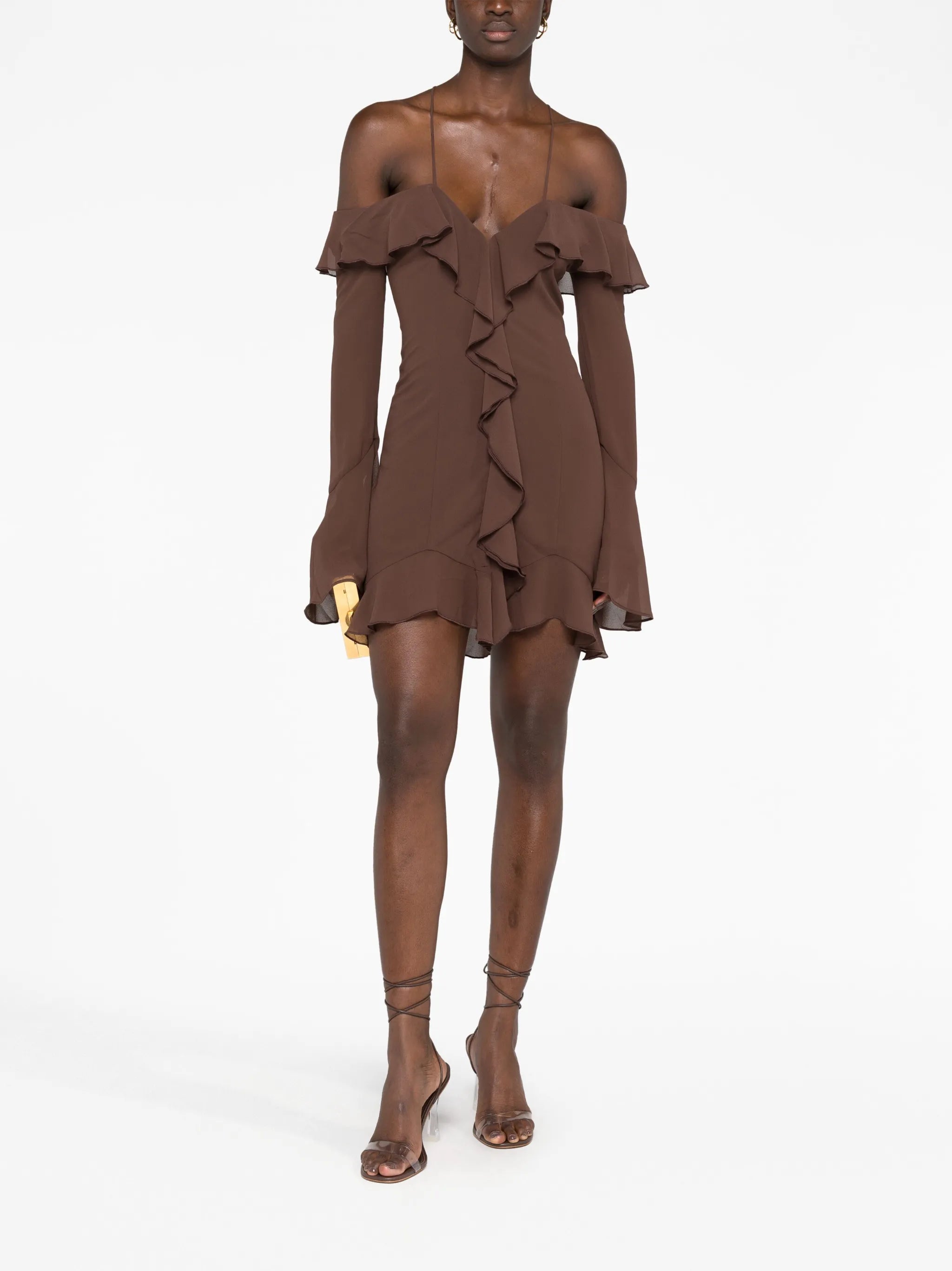 Selia ruffled minidress