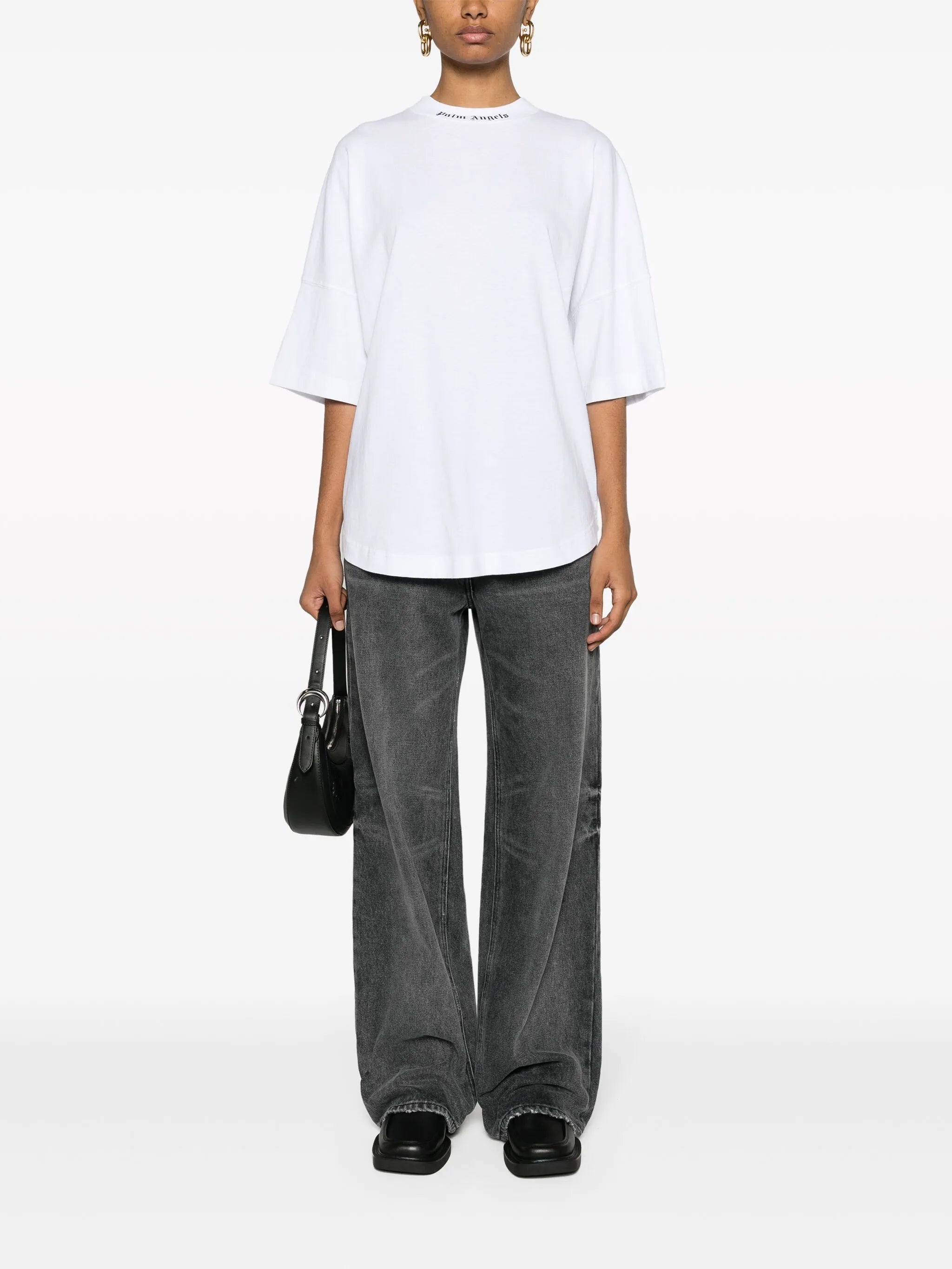 logo-print cotton T-shirt