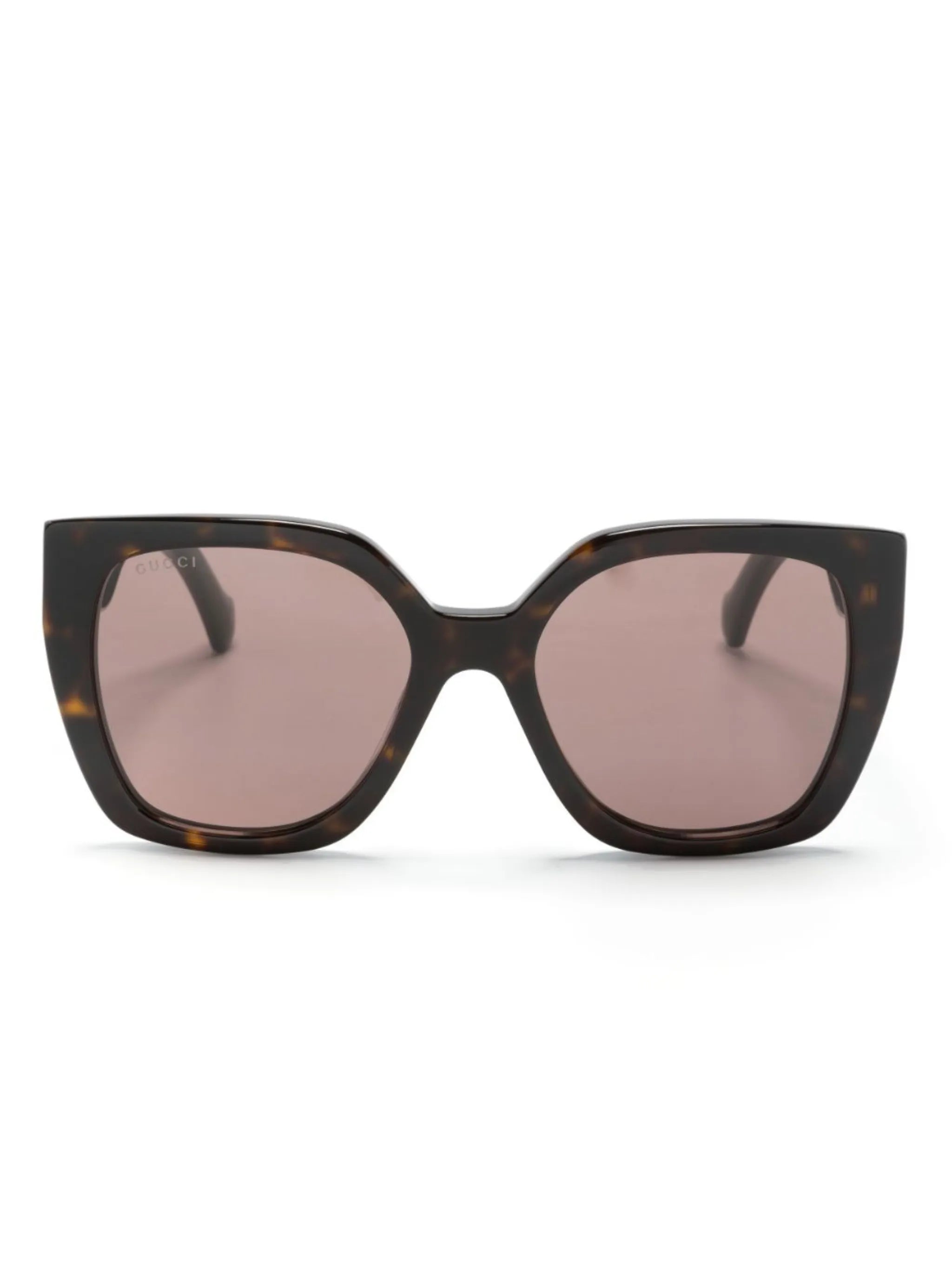 Web-detail square-frame sunglasses