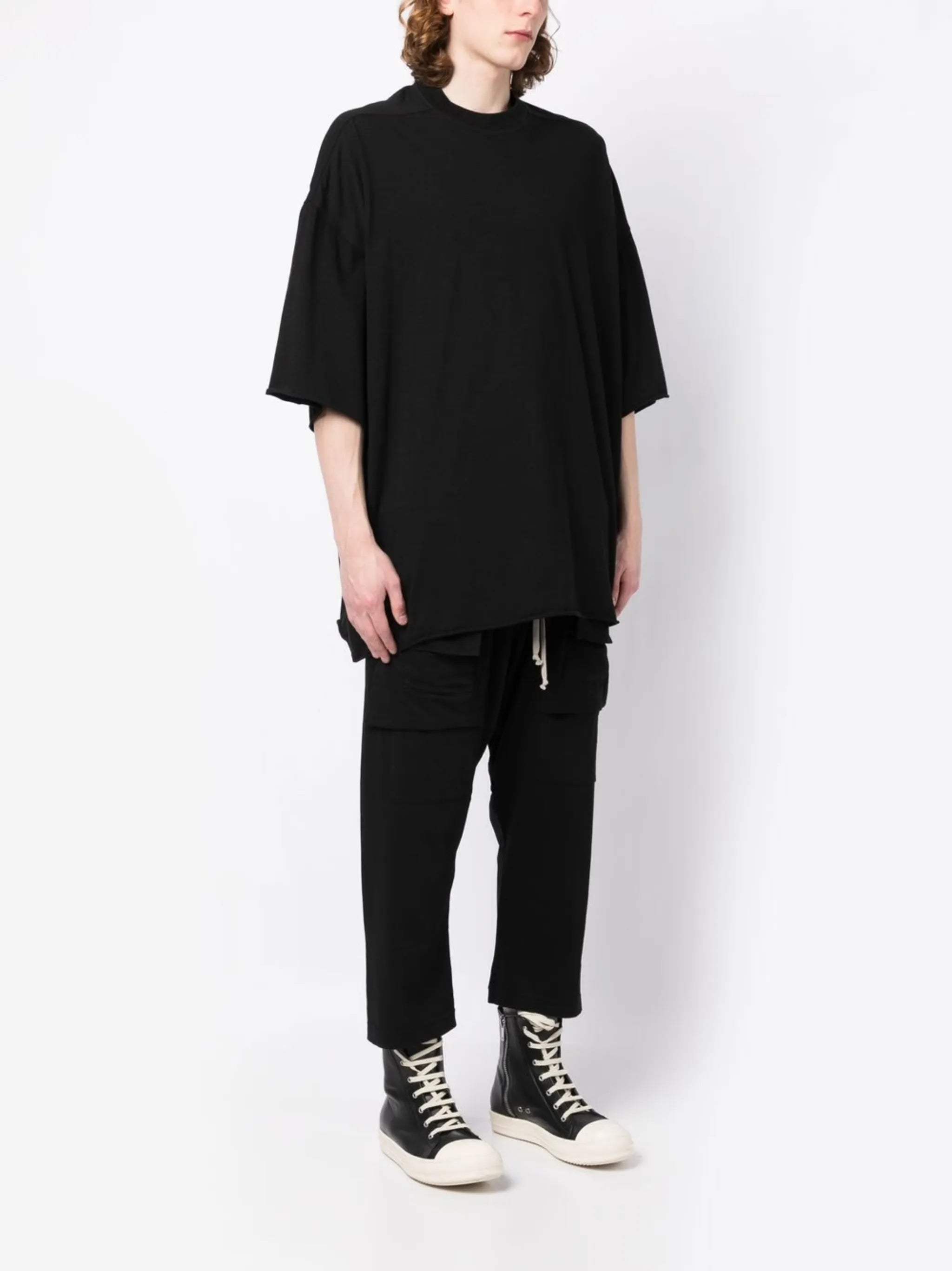 seam-detailing oversized shirt