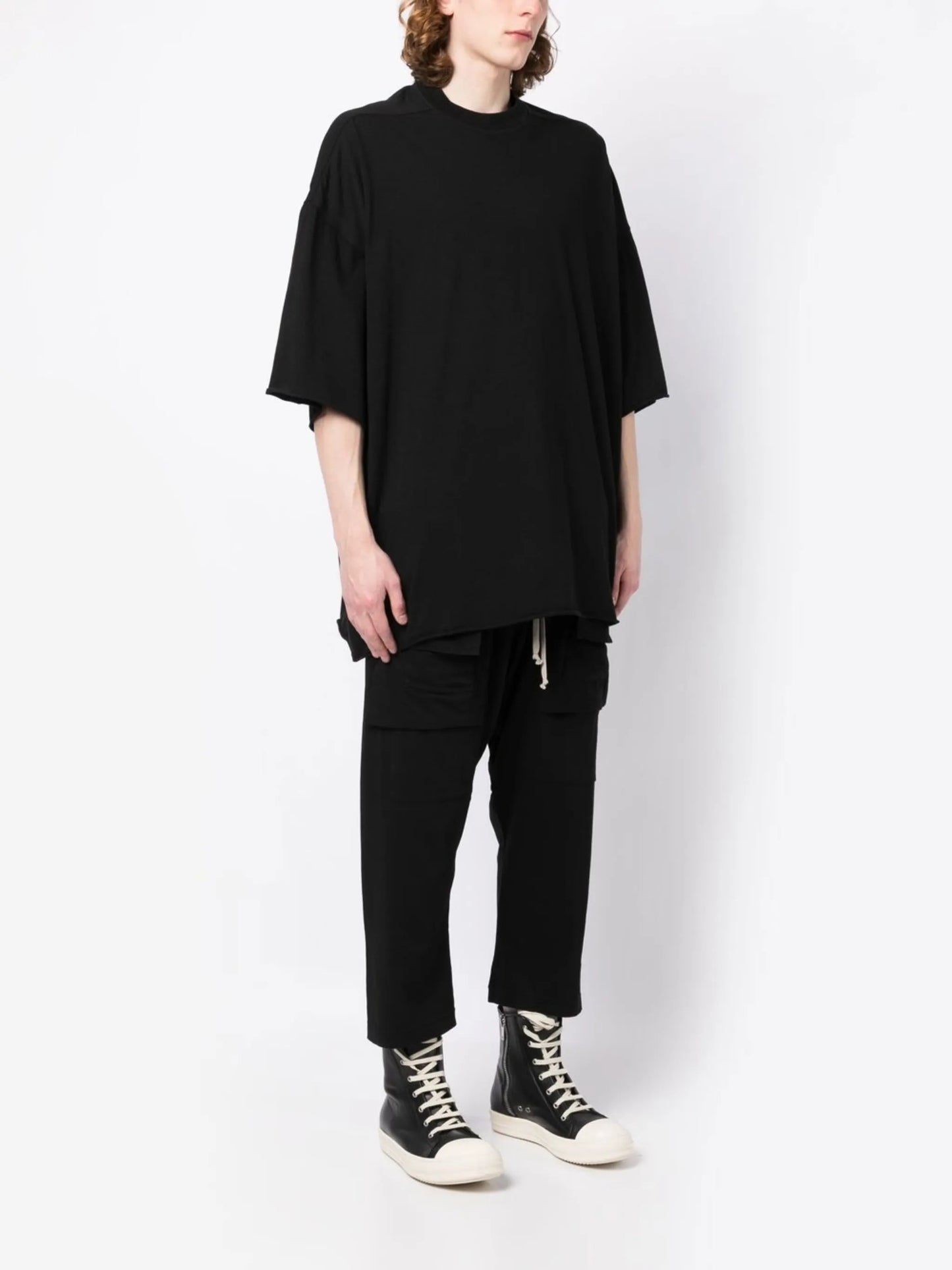 seam-detailing oversized shirt