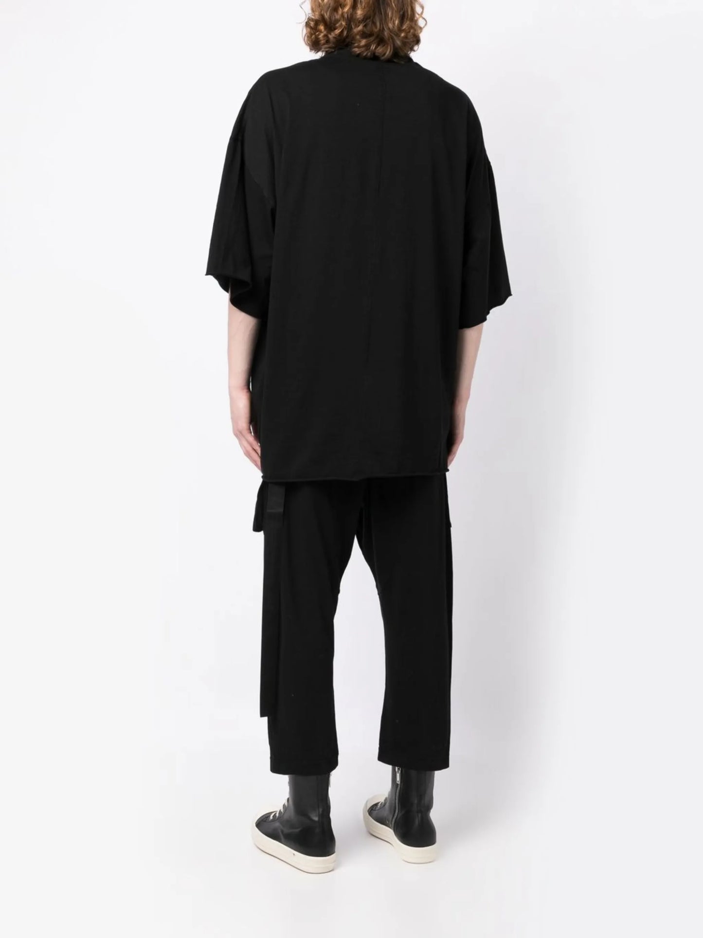 seam-detailing oversized shirt