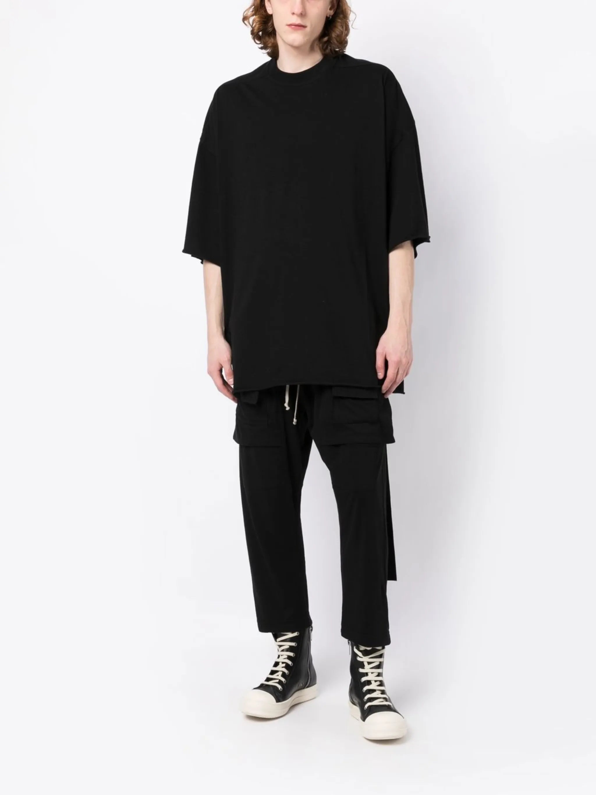 seam-detailing oversized shirt