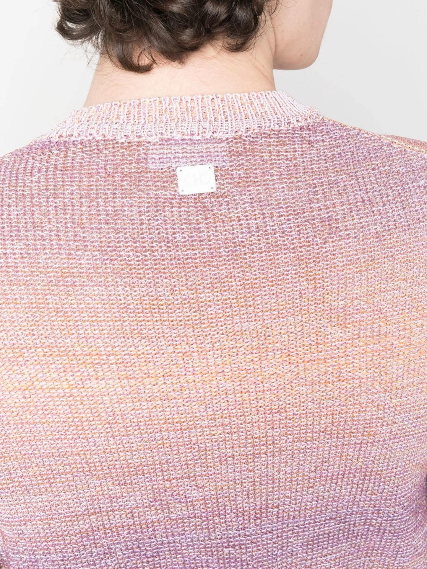 color-degrade knitted jumper