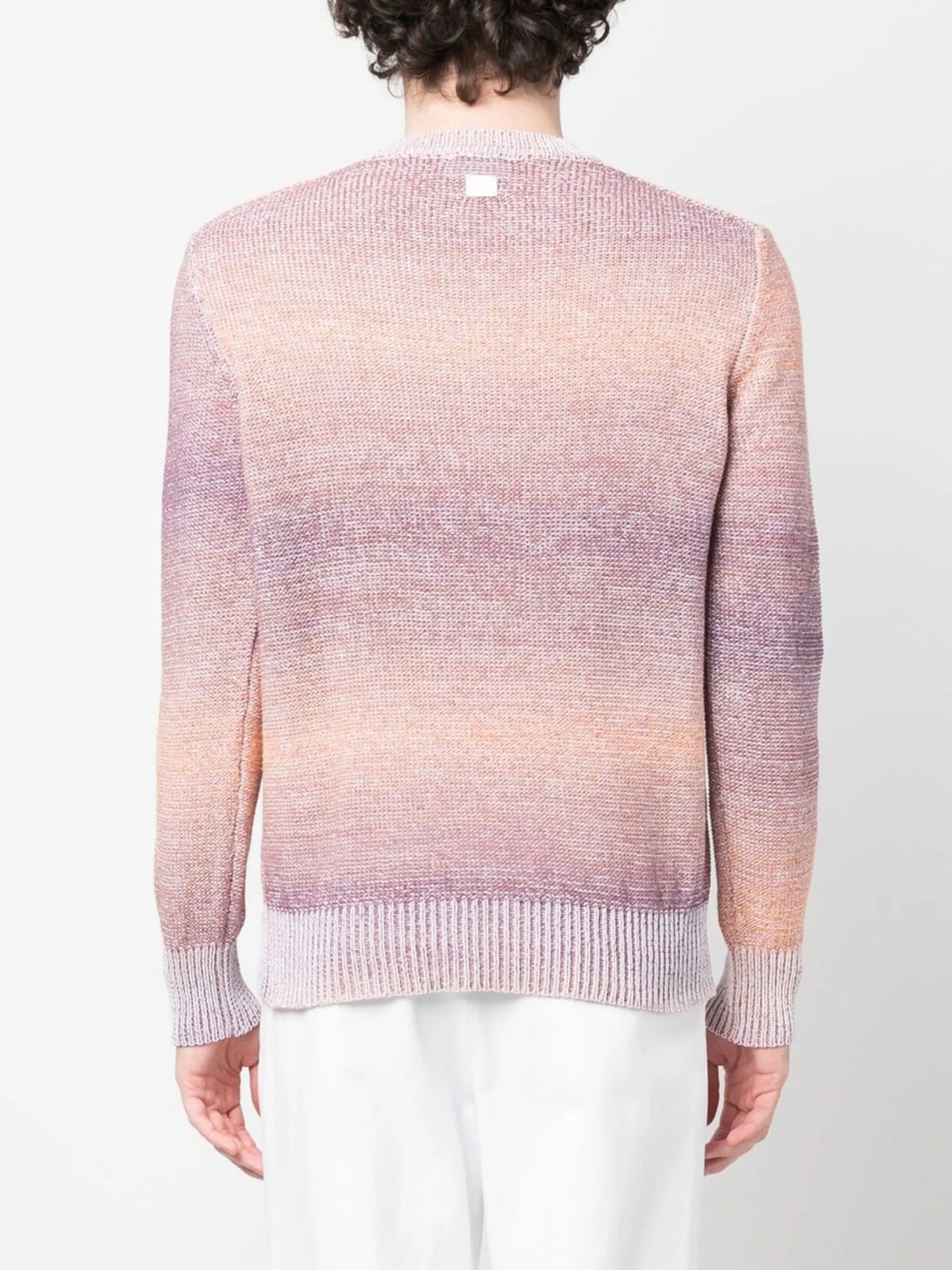 color-degrade knitted jumper