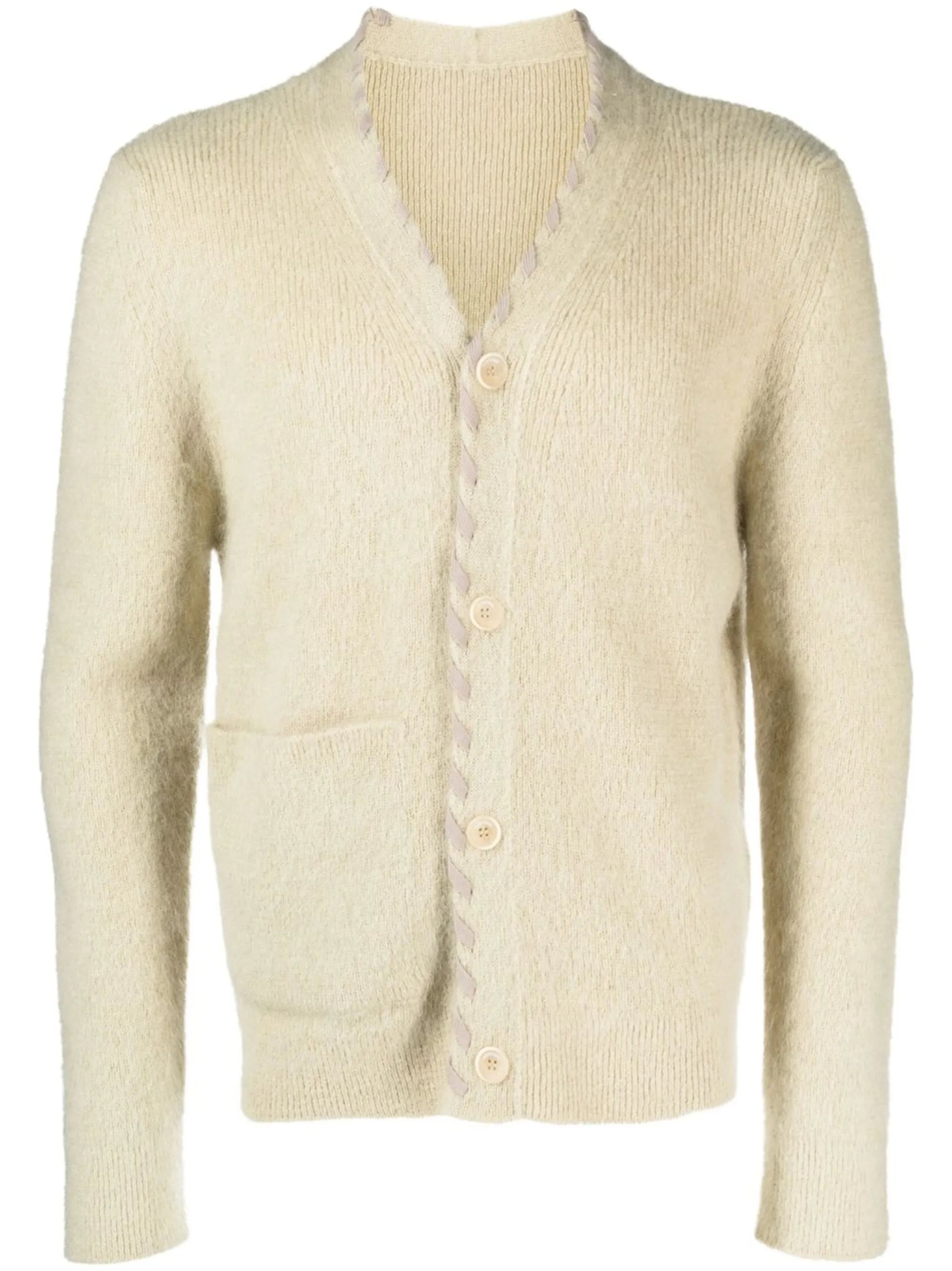 Lazo contrast-trim cardigan