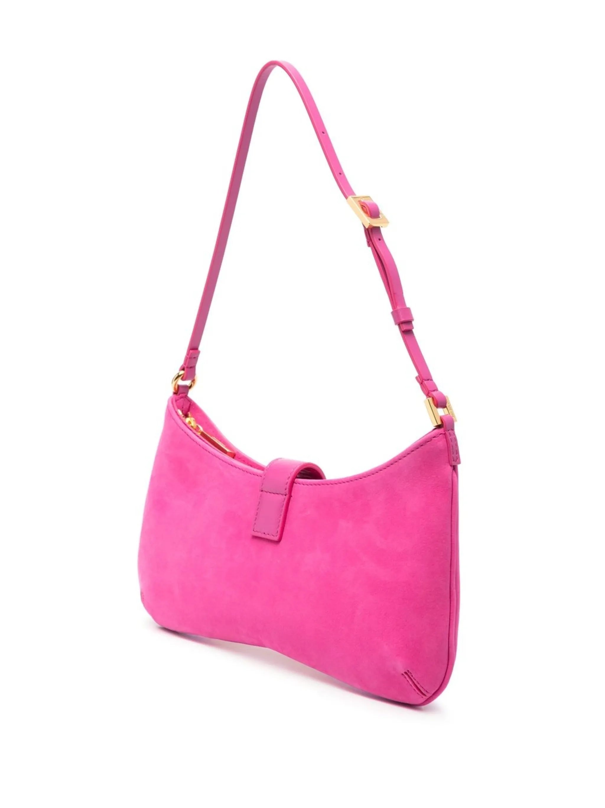 Le Bisou Cadenas suede shoulder bag