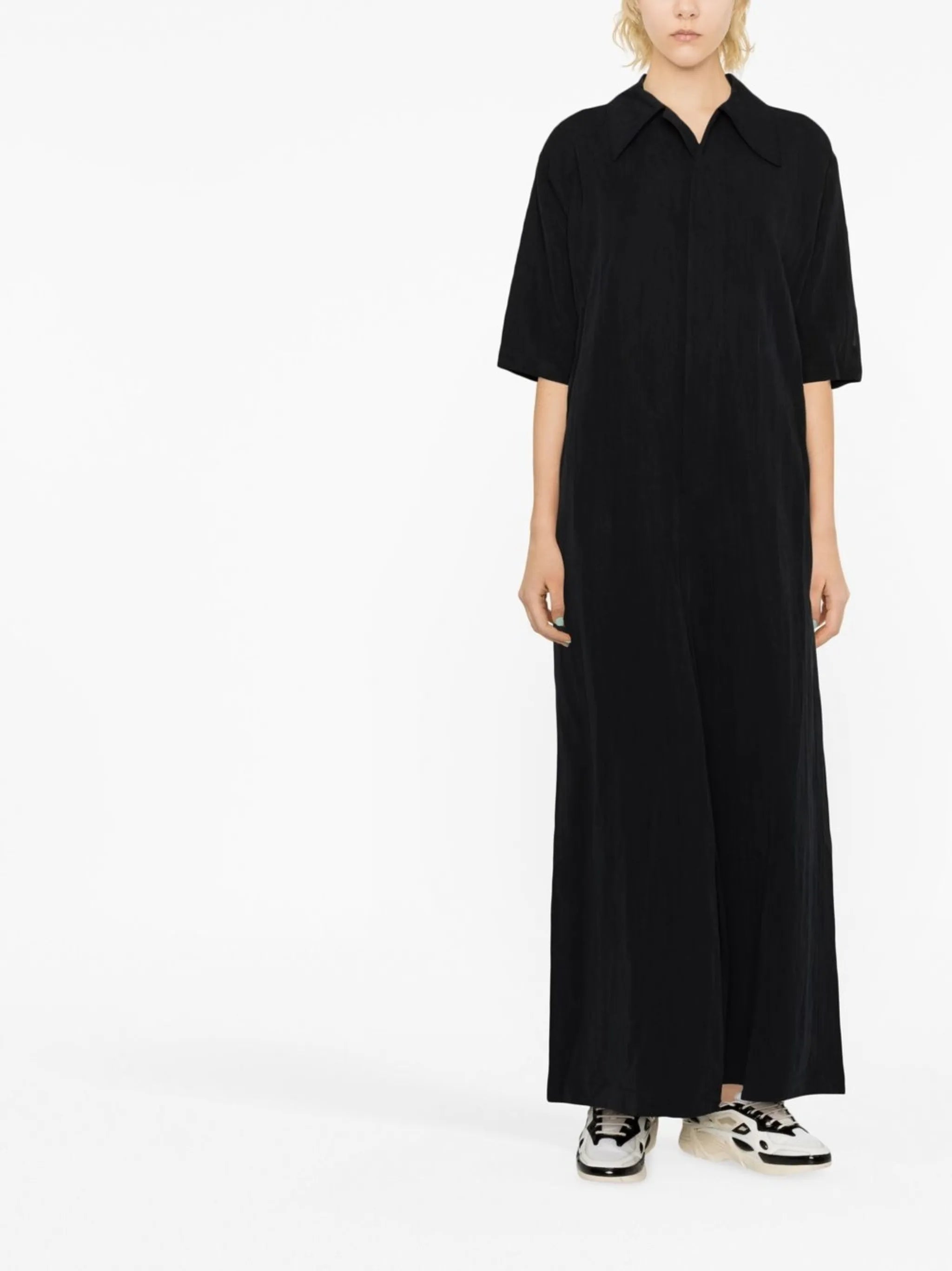 short-sleeve jumpsuit