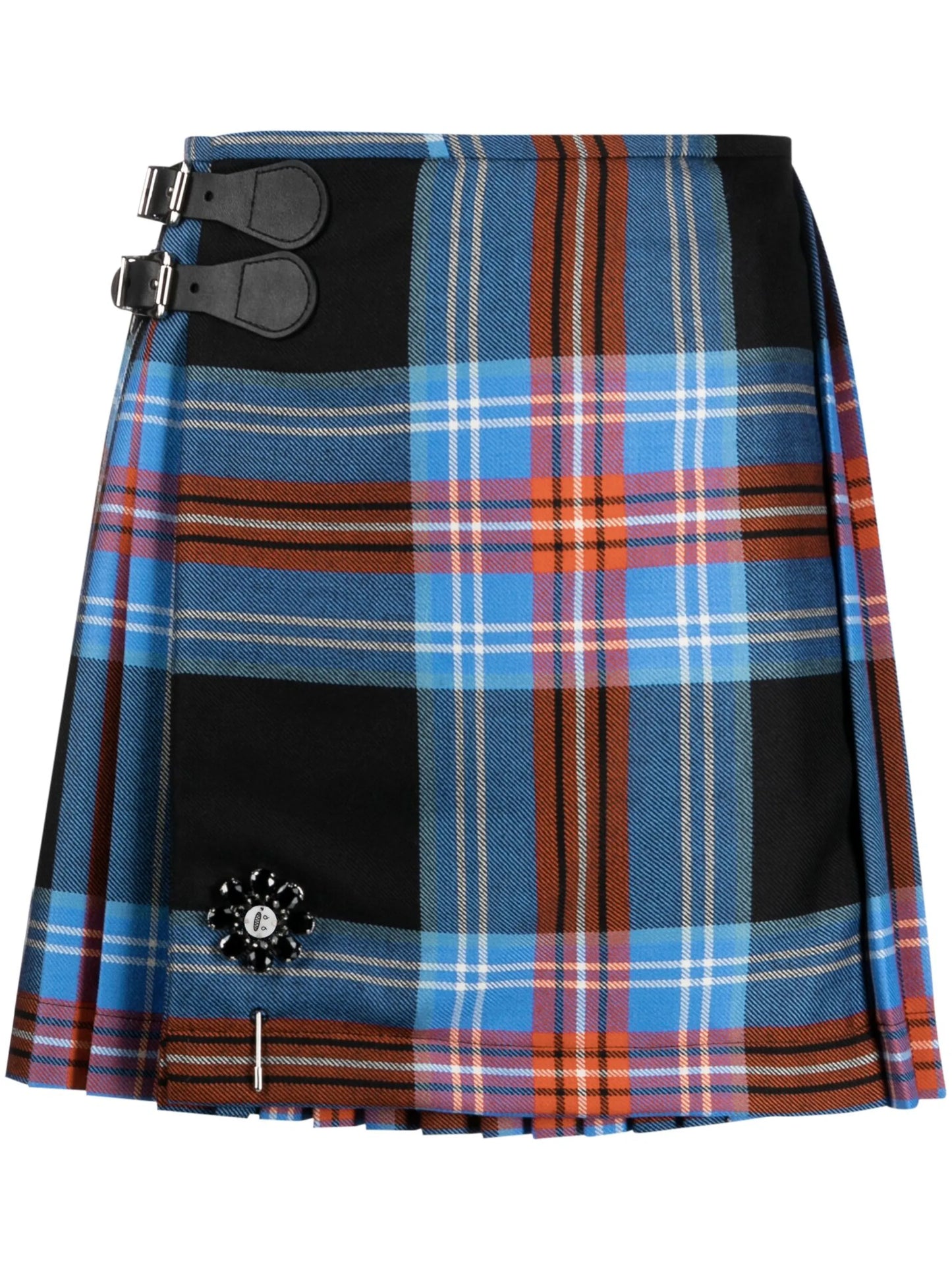 pleated tartan mini kilt