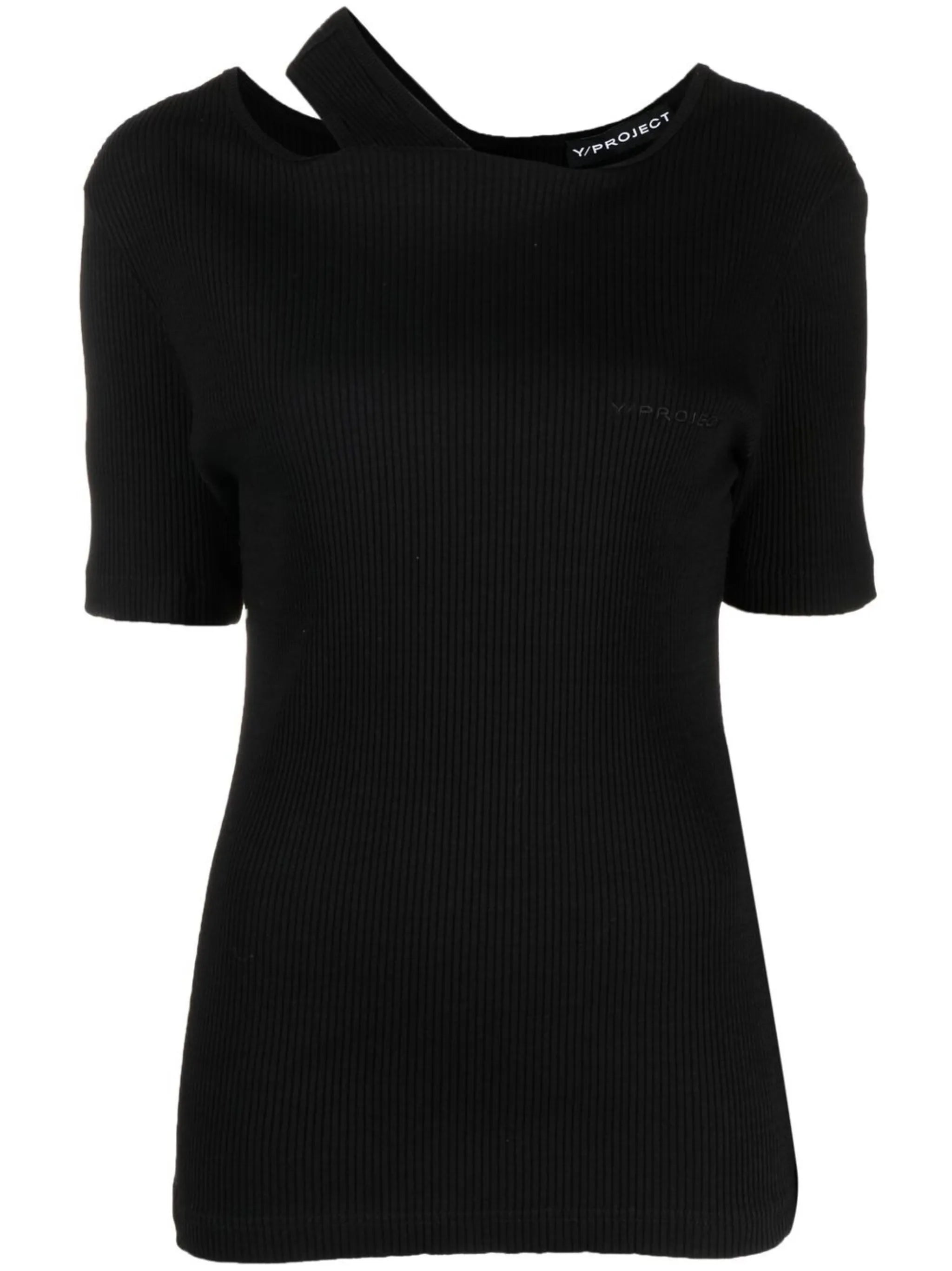 Double Collar cotton T-shirt