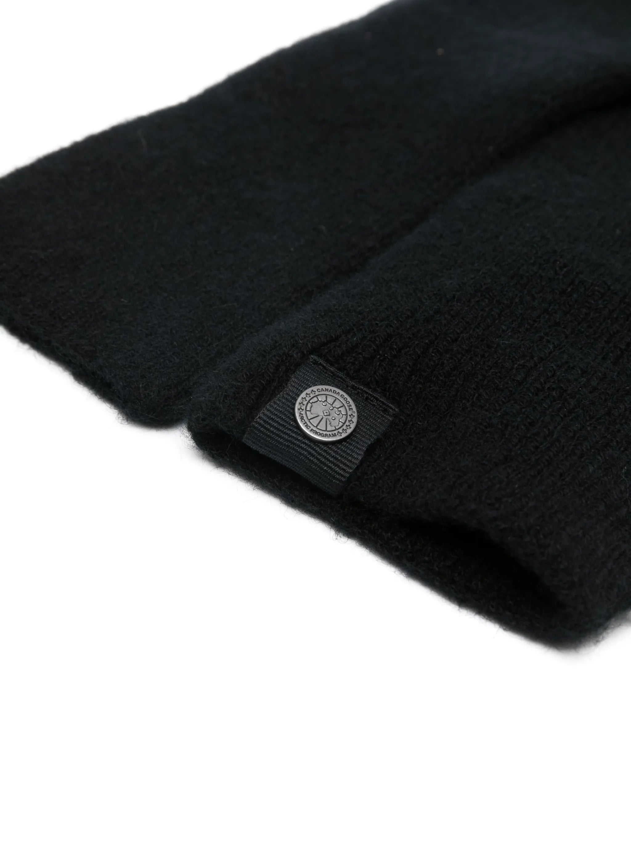 knitted cashmere-blend gloves