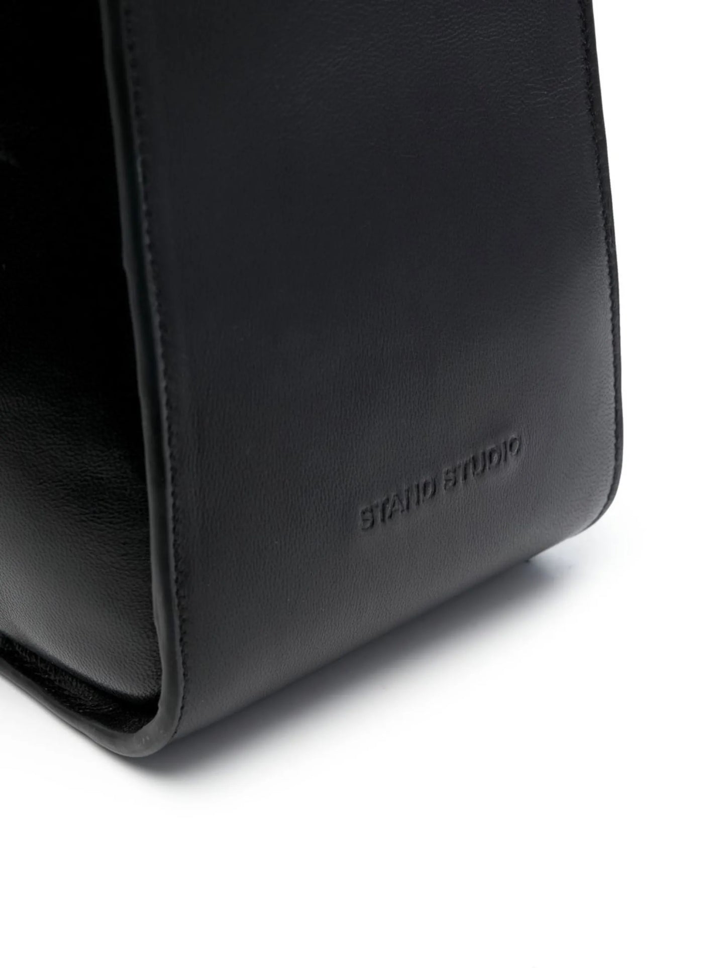 embossed-logo tote bag