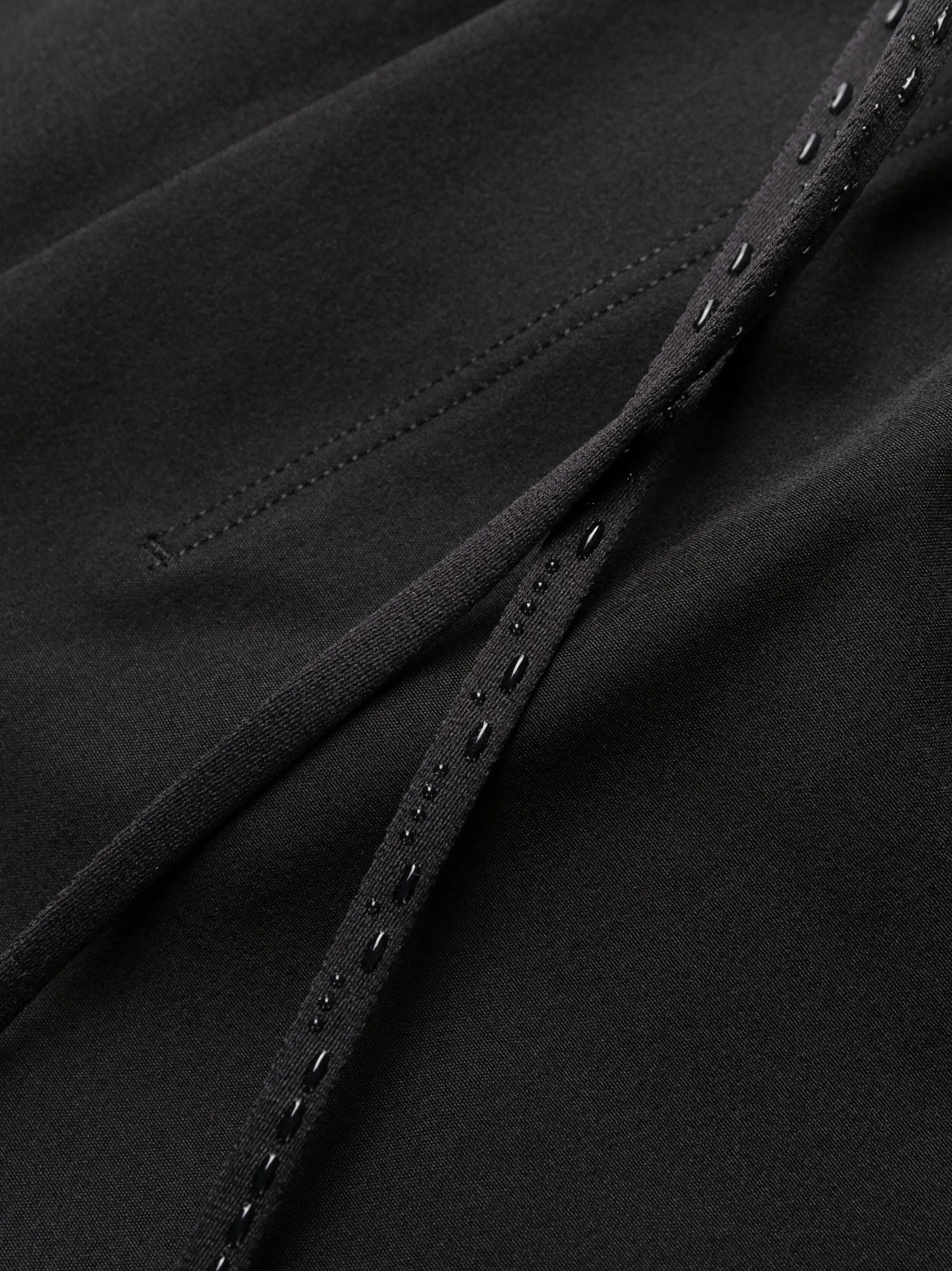 drawstring-waist swim shorts