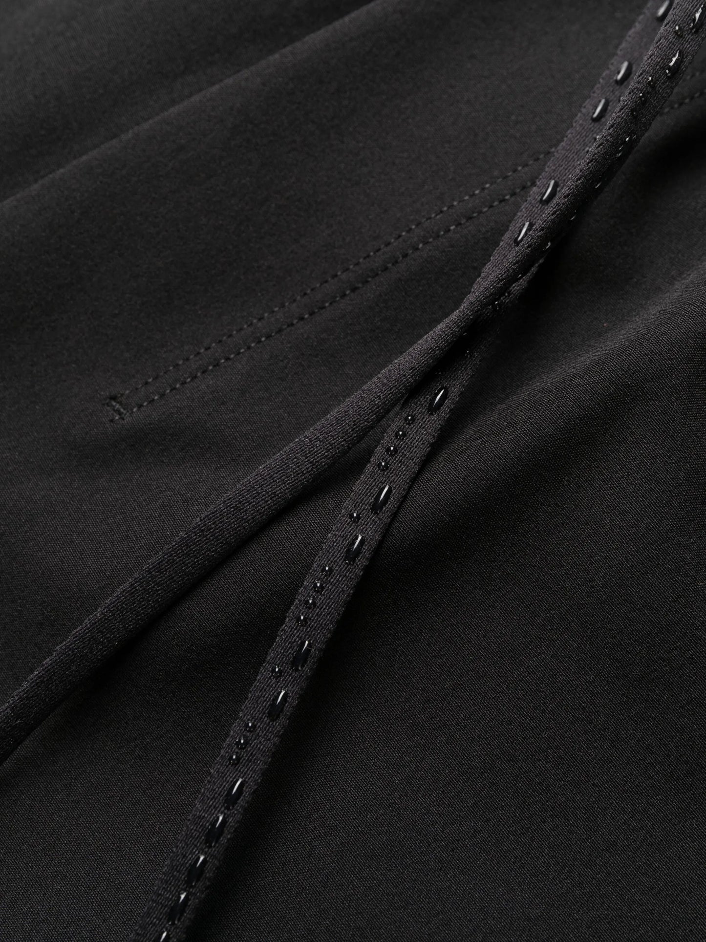 drawstring-waist swim shorts