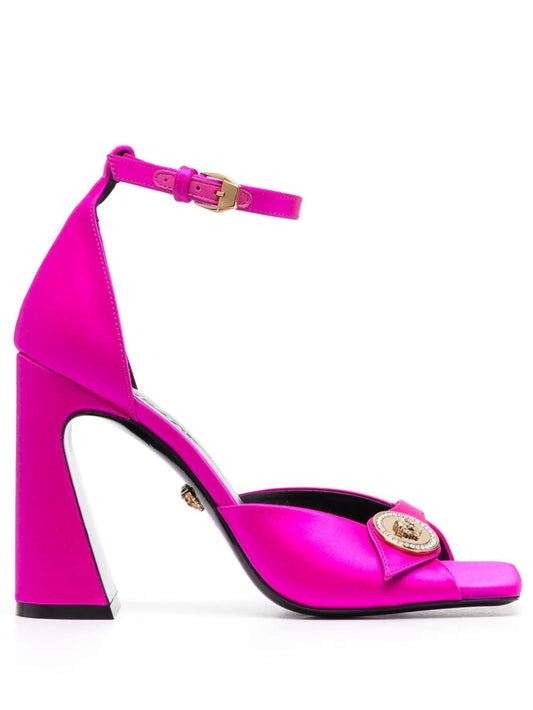 Medusa 110mm satin sandals