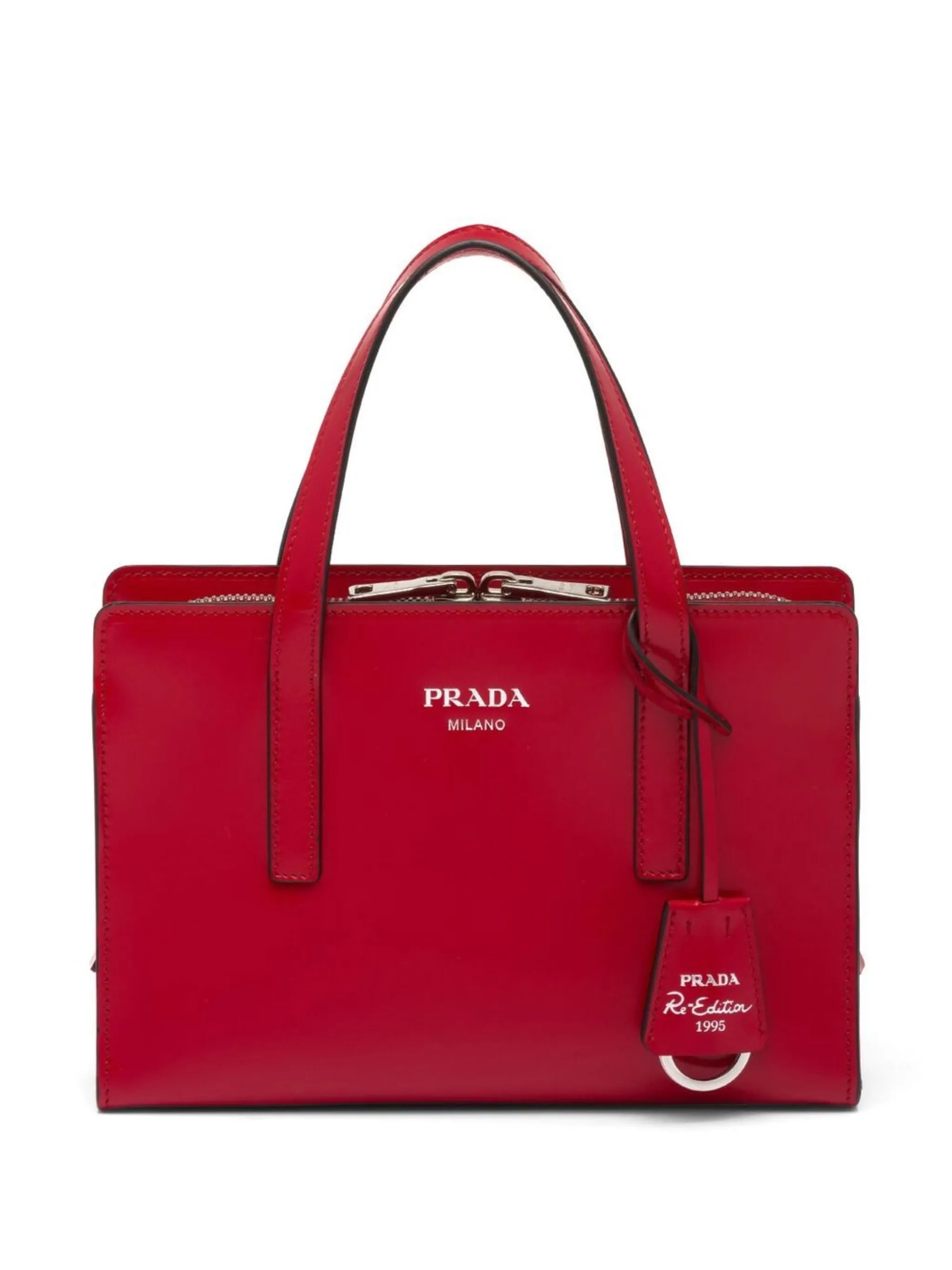 mini Re-Edition 1995 brushed leather tote bag