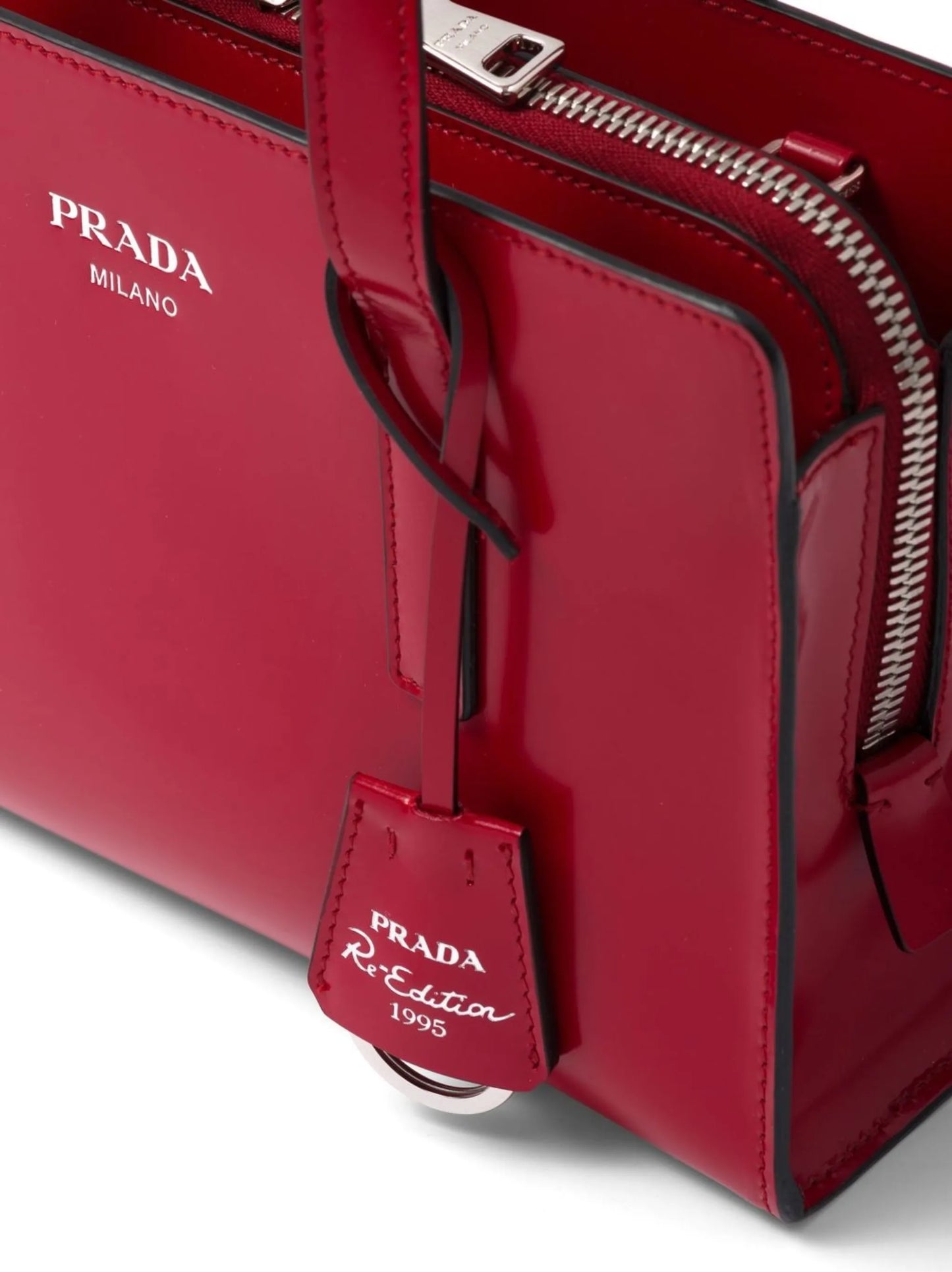 mini Re-Edition 1995 brushed leather tote bag